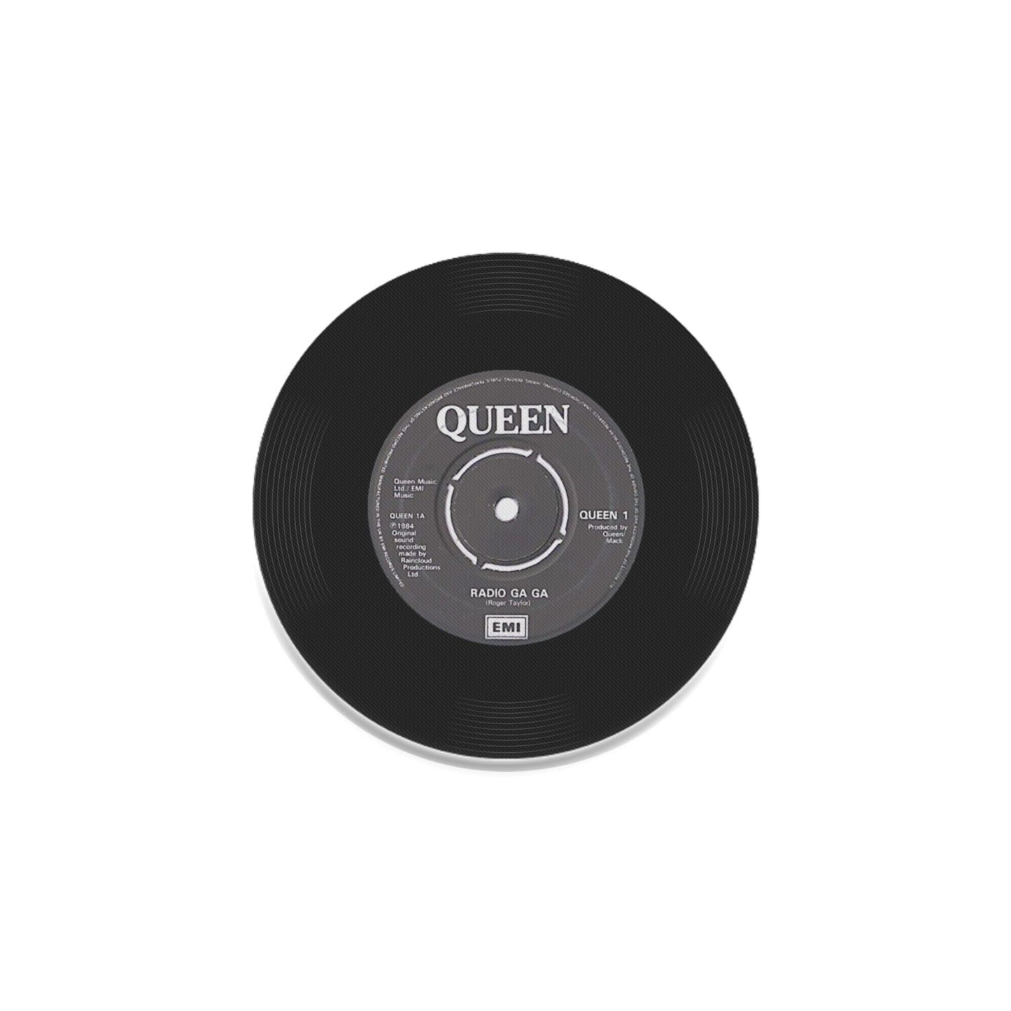 Queen, Radio Ga Ga, Round Coaster - Posterify