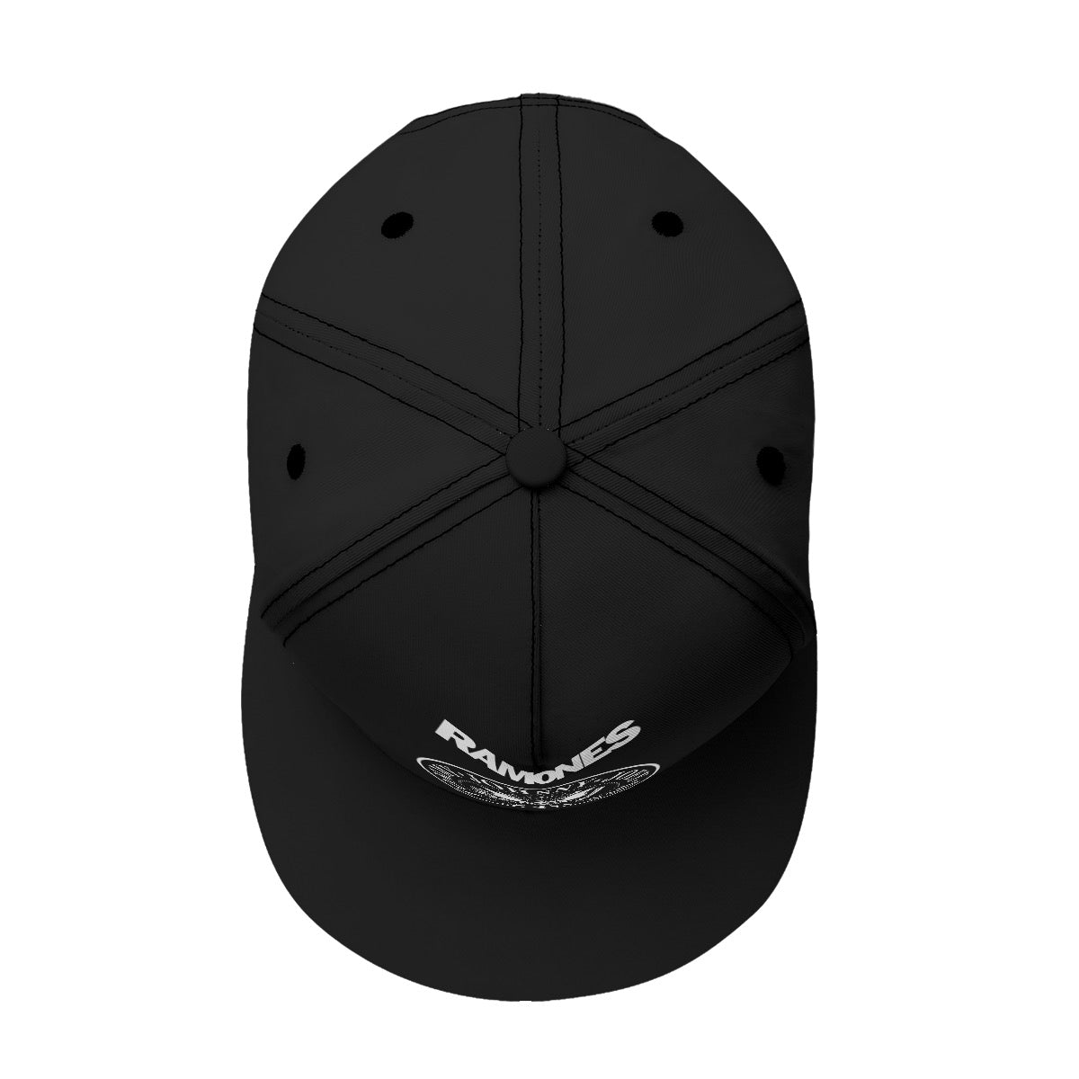 Ramones Black Buckle Flat - Brim Baseball Cap - Posterify