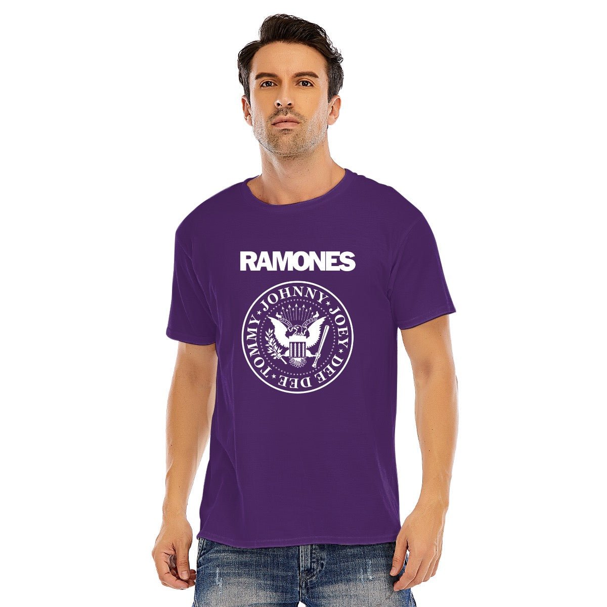 Ramones Unisex O - neck Short Sleeve T - shirt | 180GSM Cotton (DTF) - Posterify