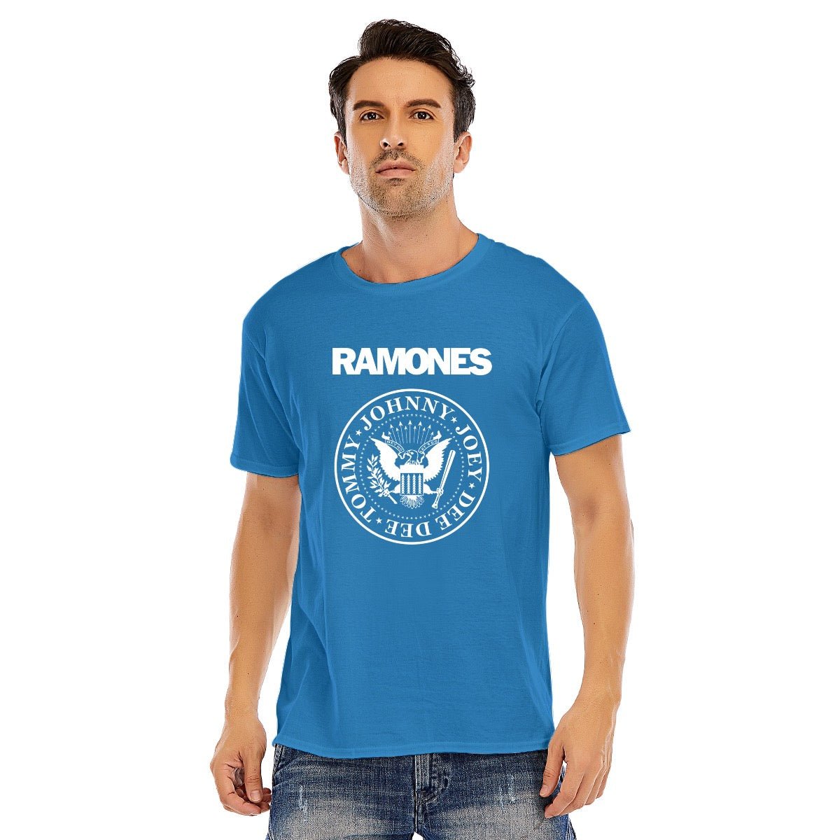 Ramones Unisex O - neck Short Sleeve T - shirt | 180GSM Cotton (DTF) - Posterify