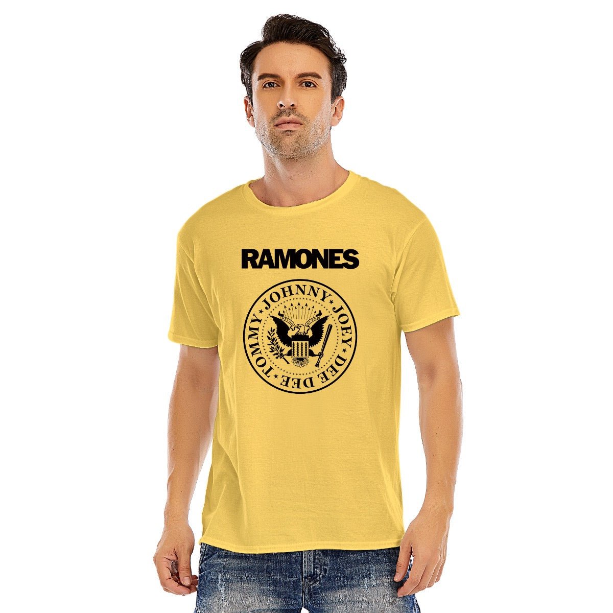 Ramones Unisex O - neck Short Sleeve T - shirt | 180GSM Cotton (DTF) - Posterify