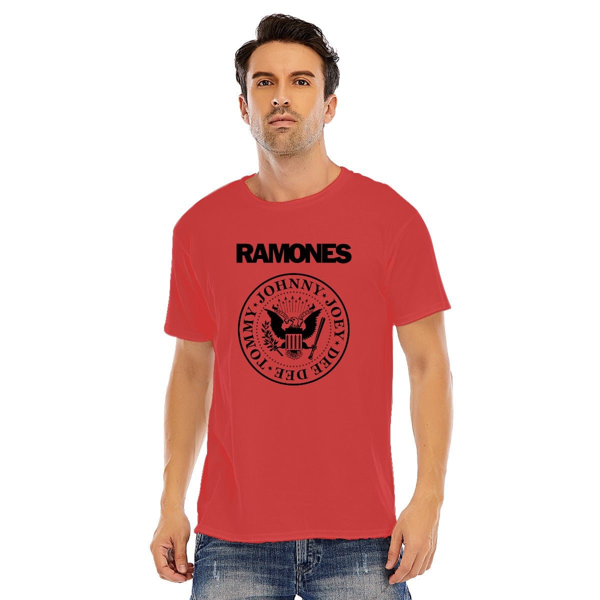 Ramones Unisex O - neck Short Sleeve T - shirt | 180GSM Cotton (DTF) - Posterify