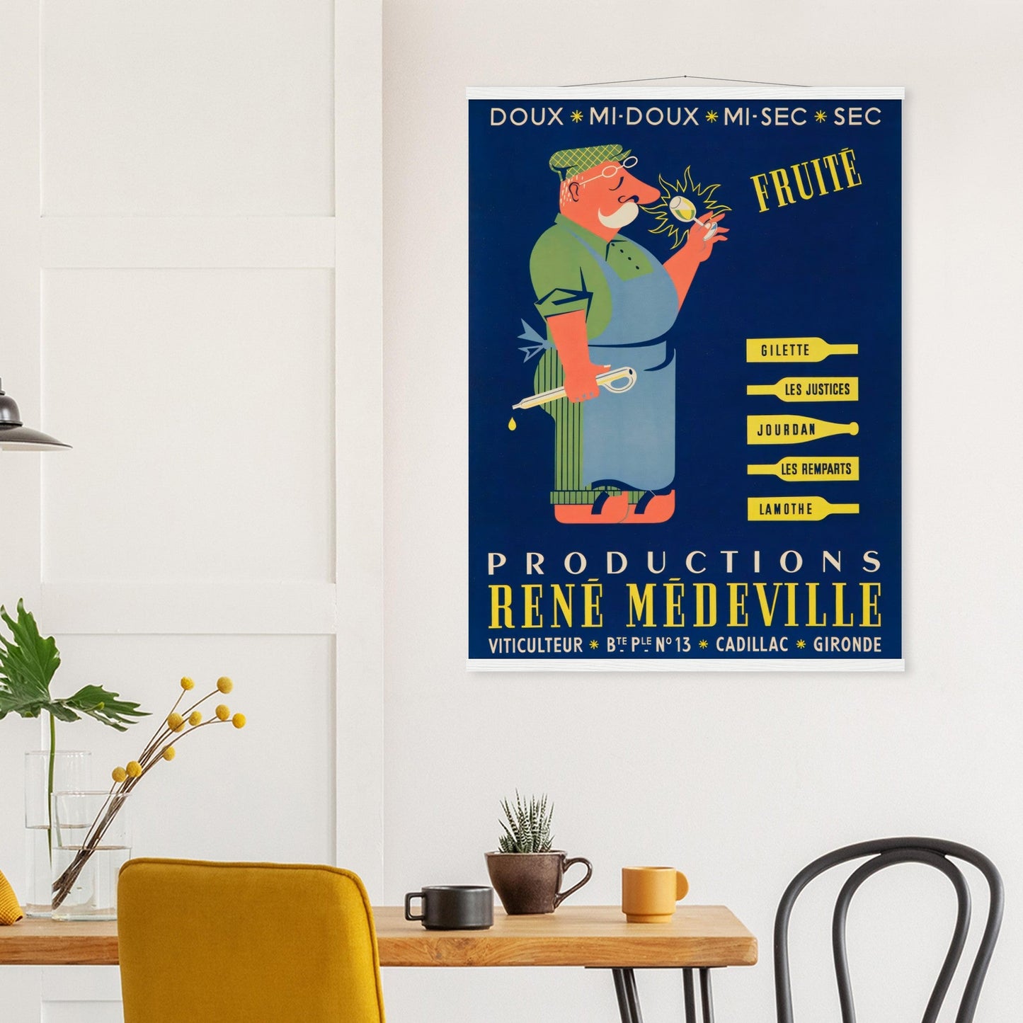 Rene Benneville Vintage Poster Reprint on Premium Matte Paper - Posterify