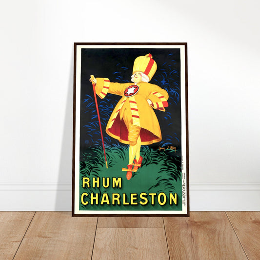 Rhum Charleston Vintage Poster reprint on premium matte paper - Posterify