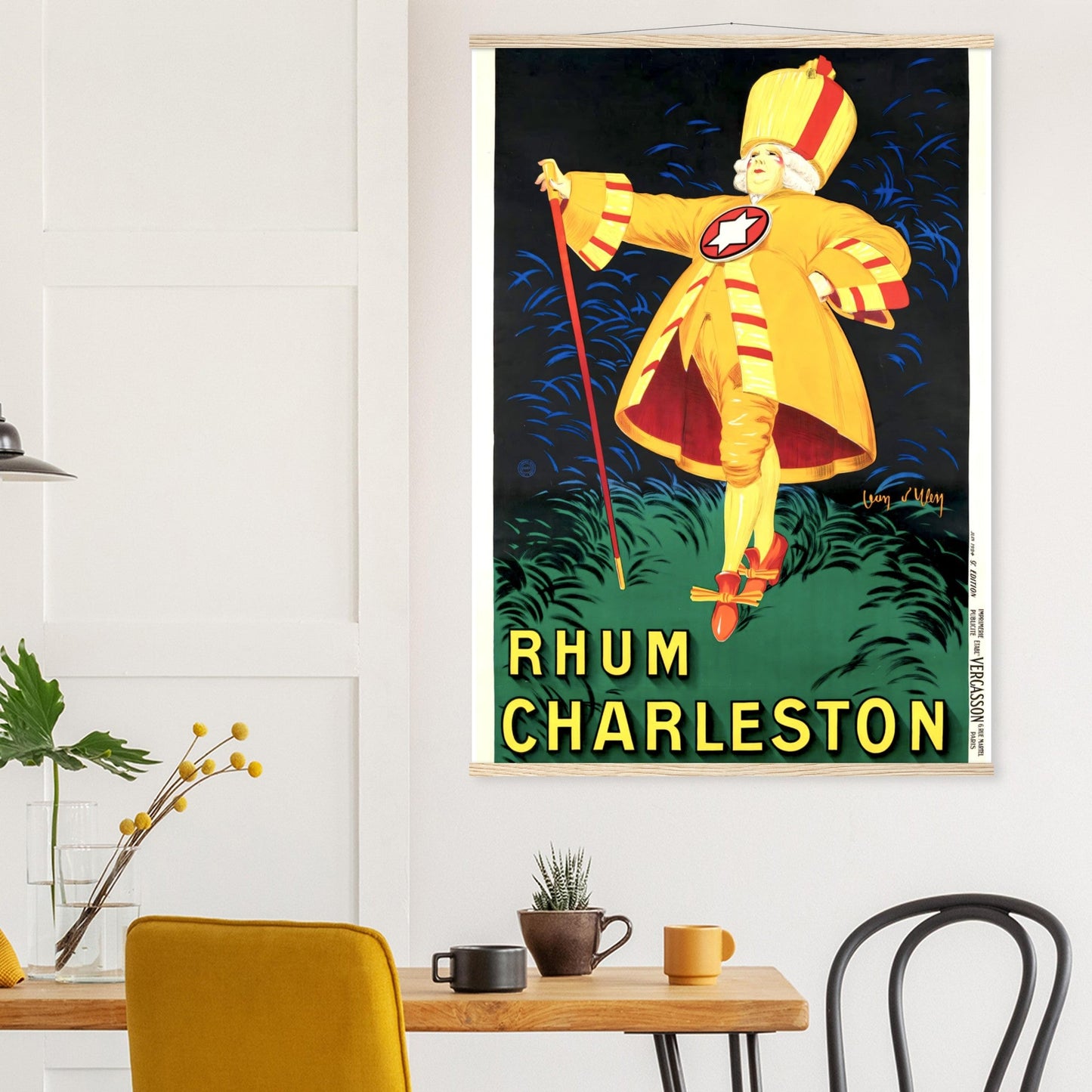 Rhum Charleston Vintage Poster reprint on premium matte paper - Posterify