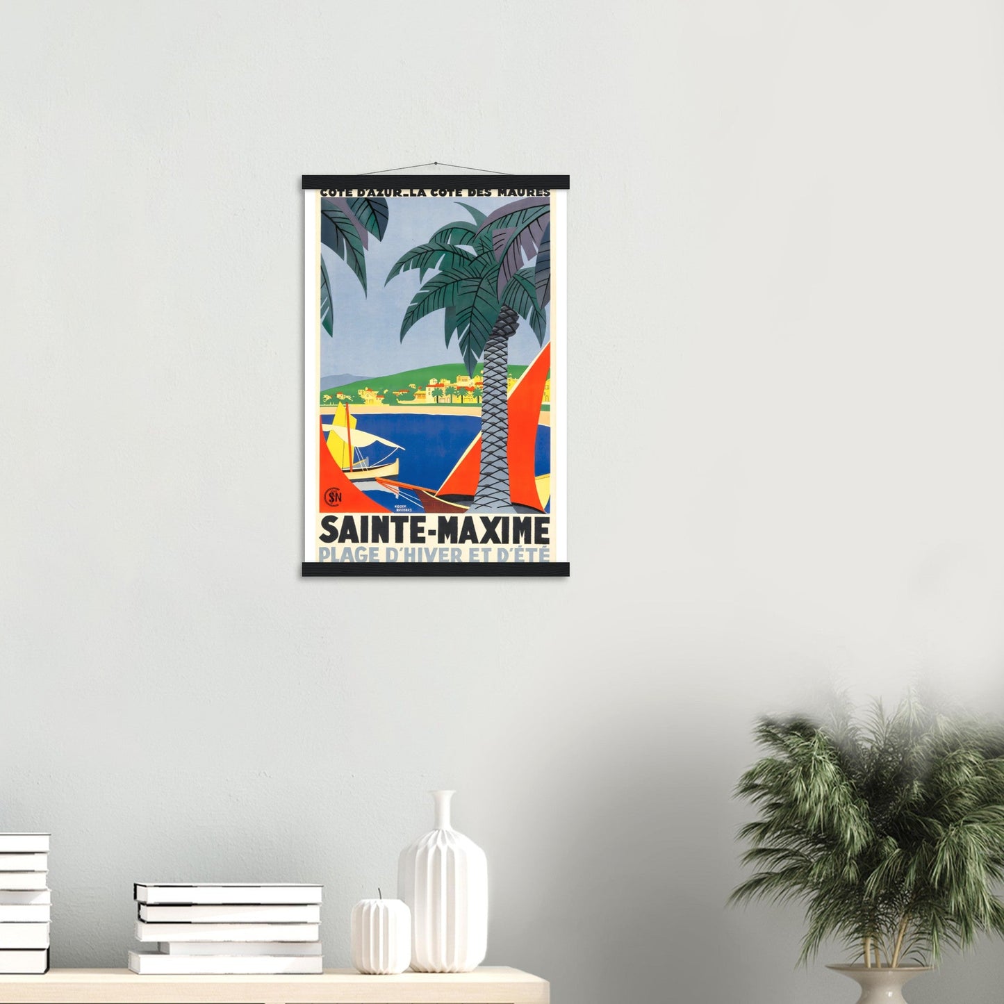 Sainte Maxime, Vintage Poster Reprint On Premium Matte Paper - Posterify