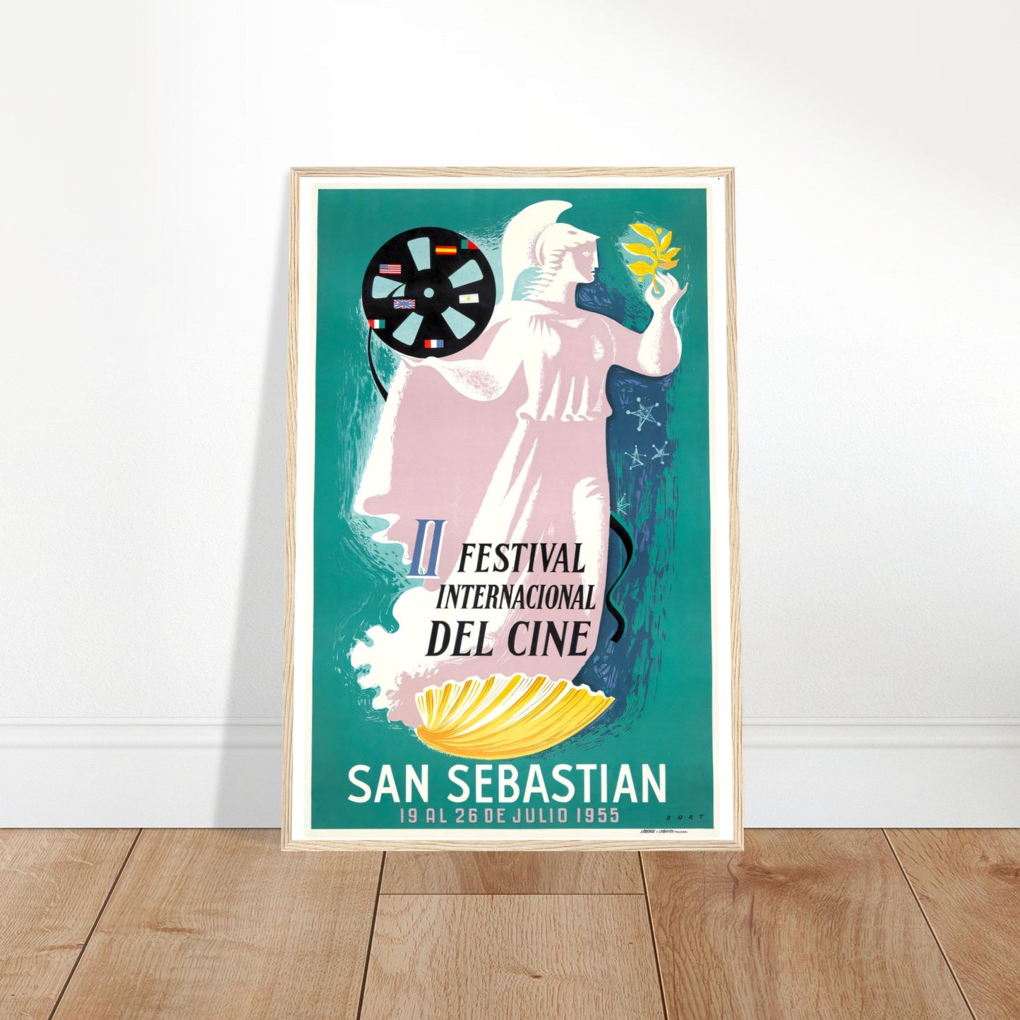 San Sebastián Vintage Poster Reprint on Premium Matte Paper - Posterify