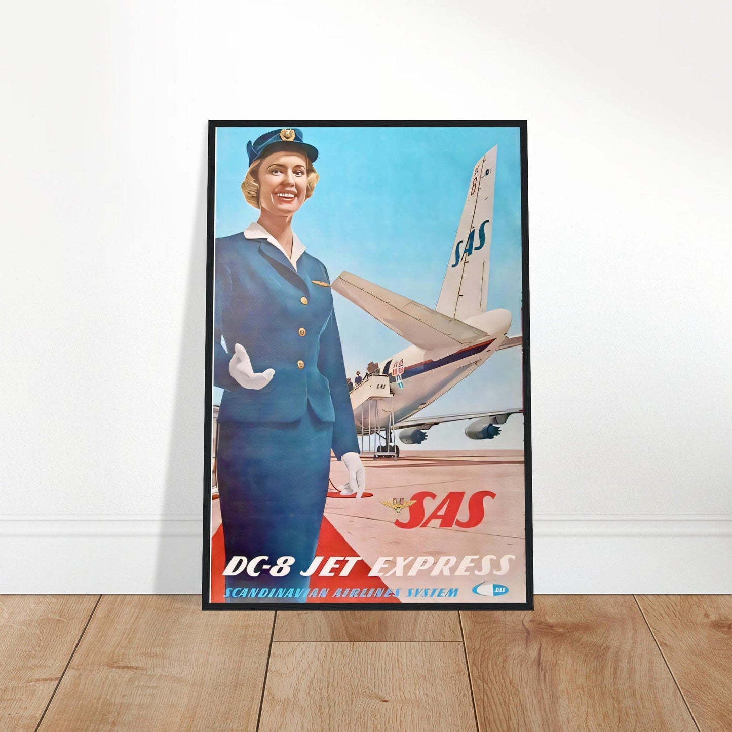 SAS Vintage Poster Reprint on Premium Matte Paper - Posterify