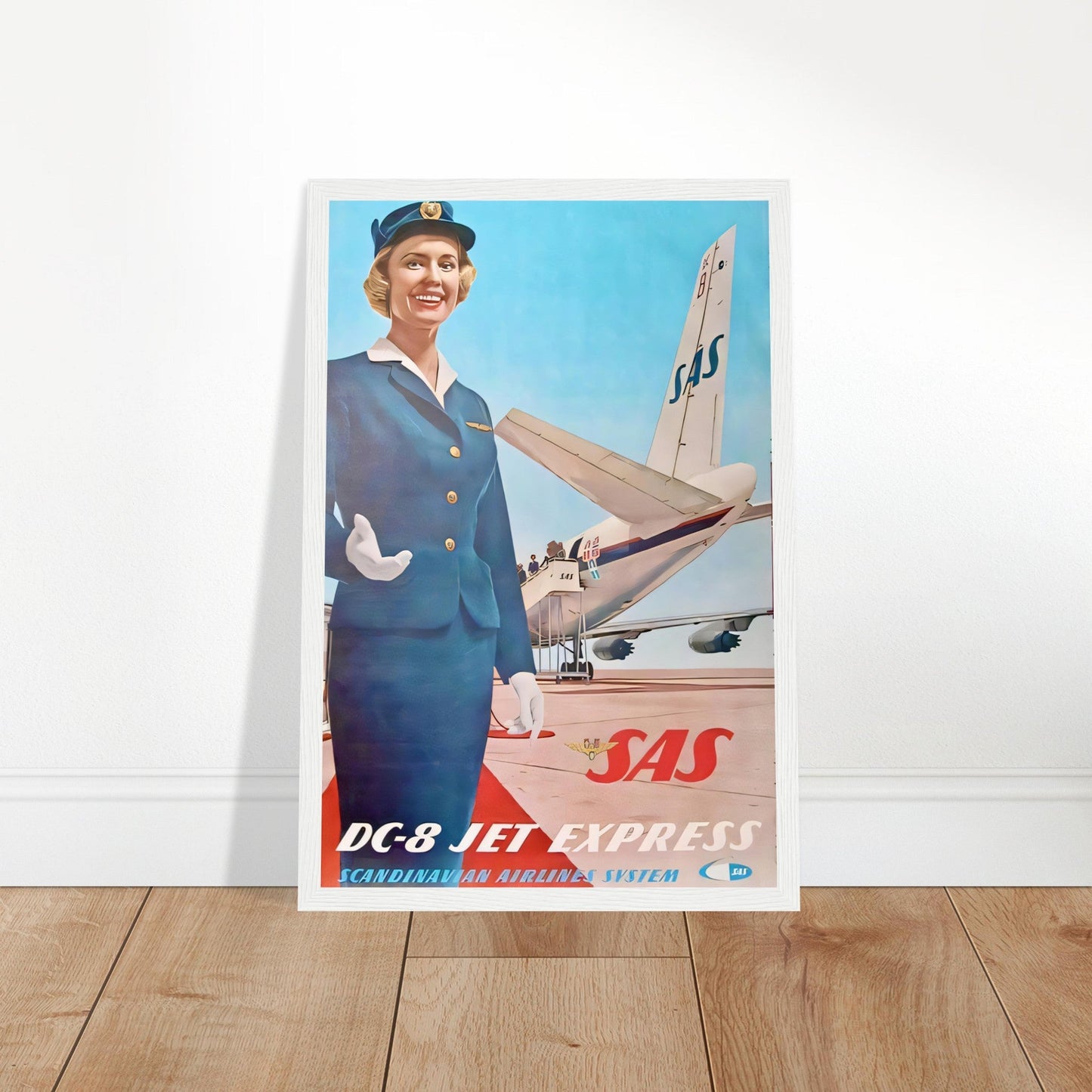 SAS Vintage Poster Reprint on Premium Matte Paper - Posterify