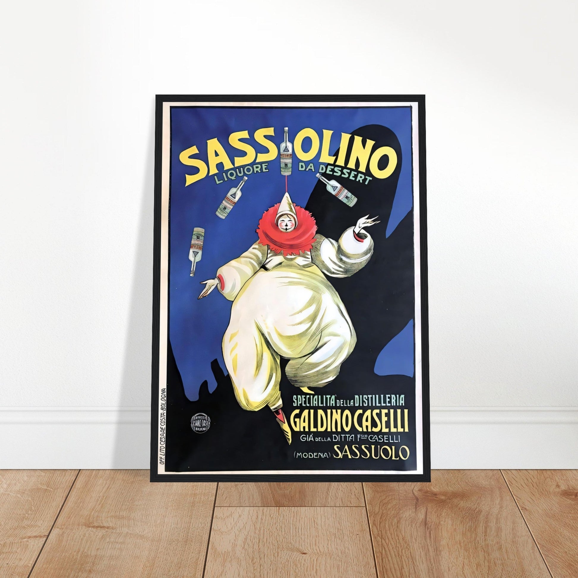 Sassolino Vintage Poster Reprint on Premium matte Paper - Posterify