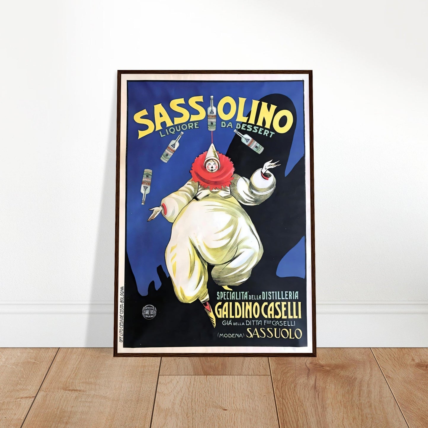 Sassolino Vintage Poster Reprint on Premium matte Paper - Posterify