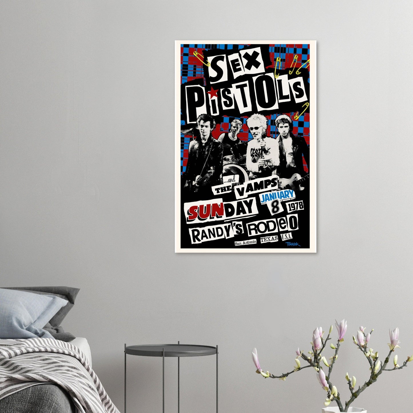 Six Pistols Vintage Reprint Poster on Premium Matte Paper - Posterify