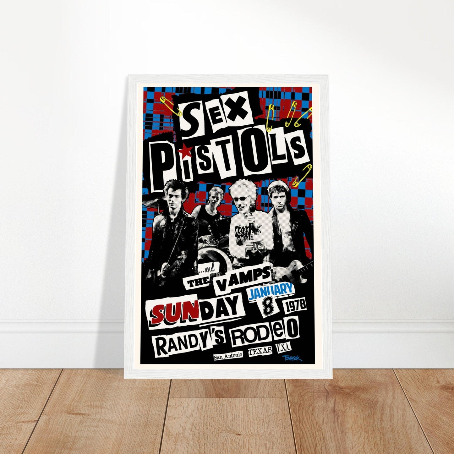 Six Pistols Vintage Reprint Poster on Premium Matte Paper - Posterify