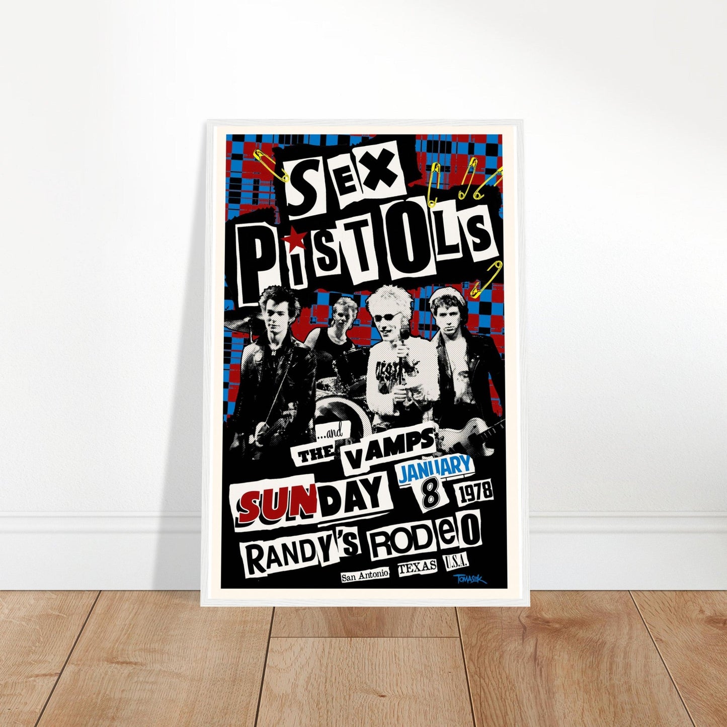 Six Pistols Vintage Reprint Poster on Premium Matte Paper - Posterify