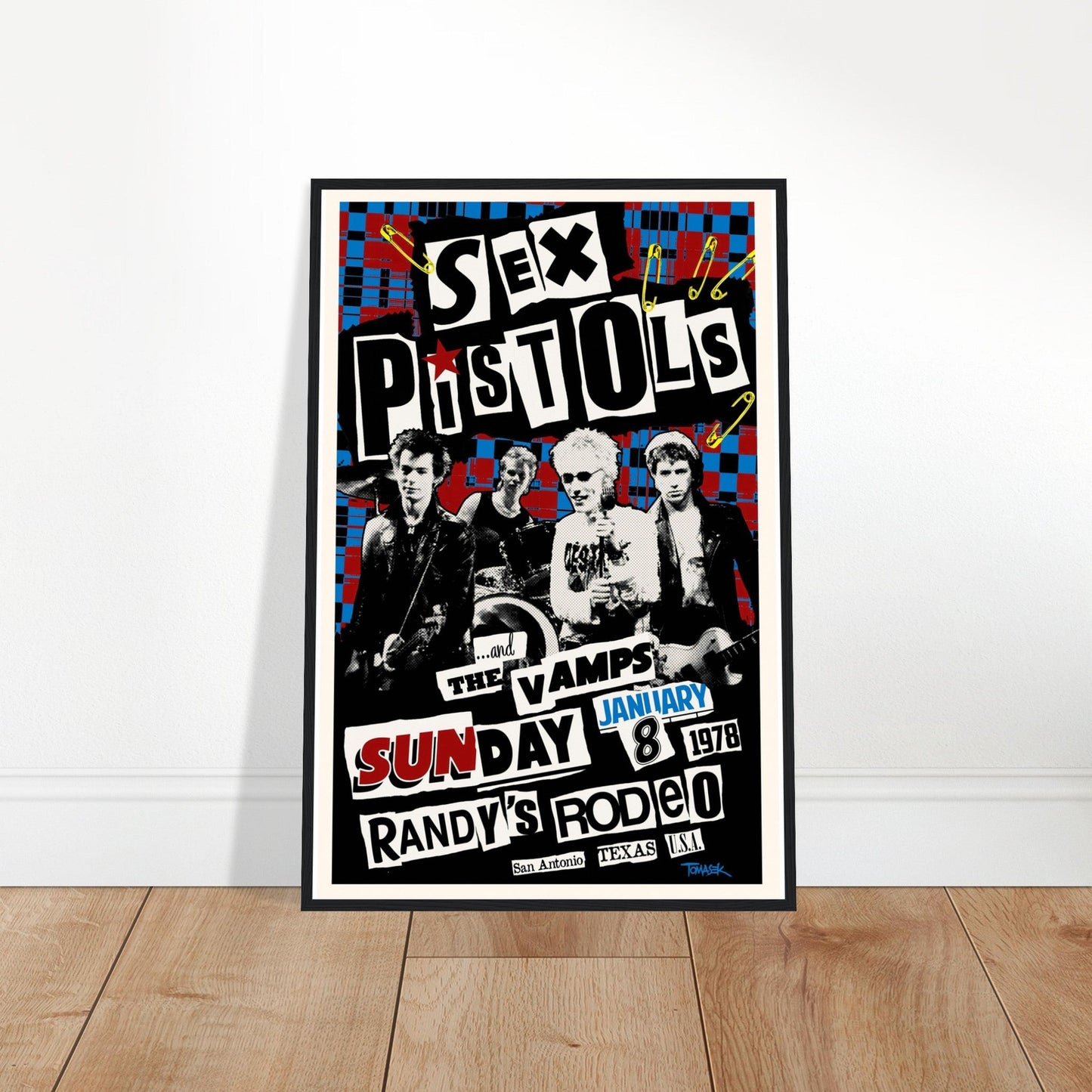 Six Pistols Vintage Reprint Poster on Premium Matte Paper - Posterify