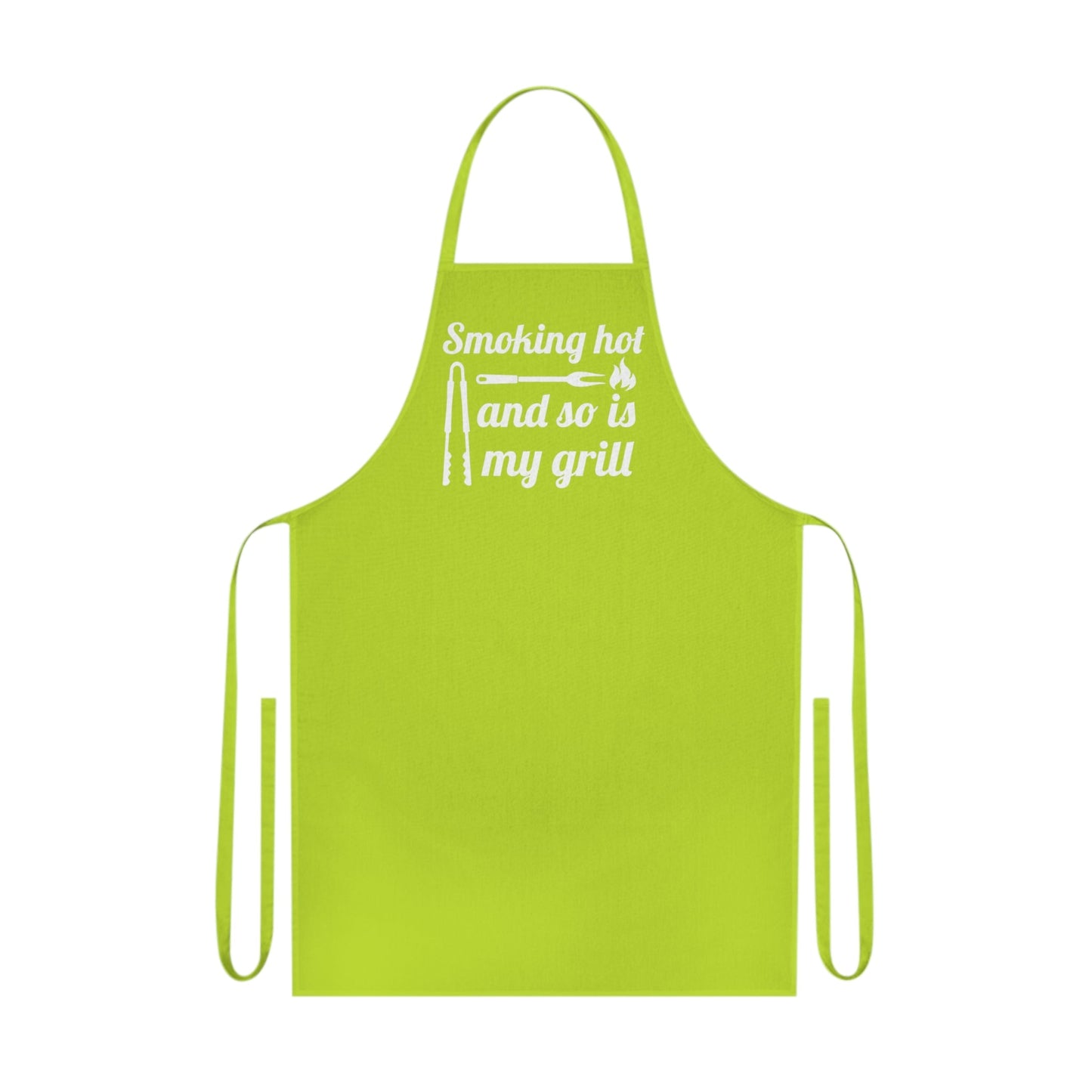 Smoking hot and so is my grill, Cotton Apron - Posterify