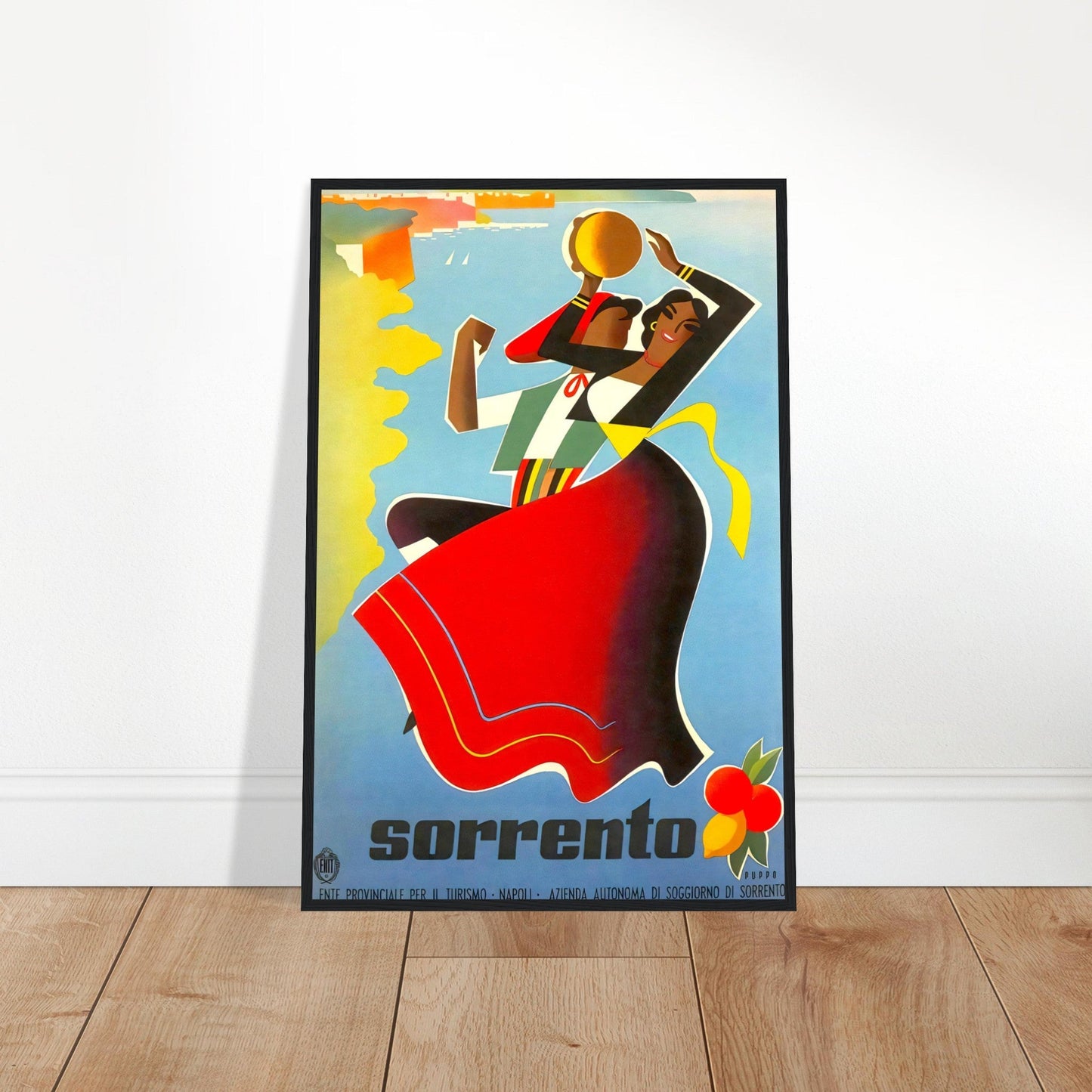 Sorrento Vintage Poster Reprint on Premium matte Paper - Posterify