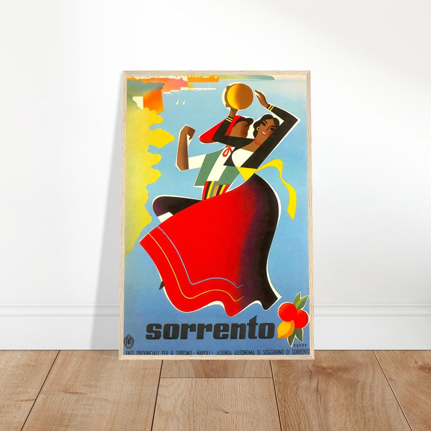 Sorrento Vintage Poster Reprint on Premium matte Paper - Posterify