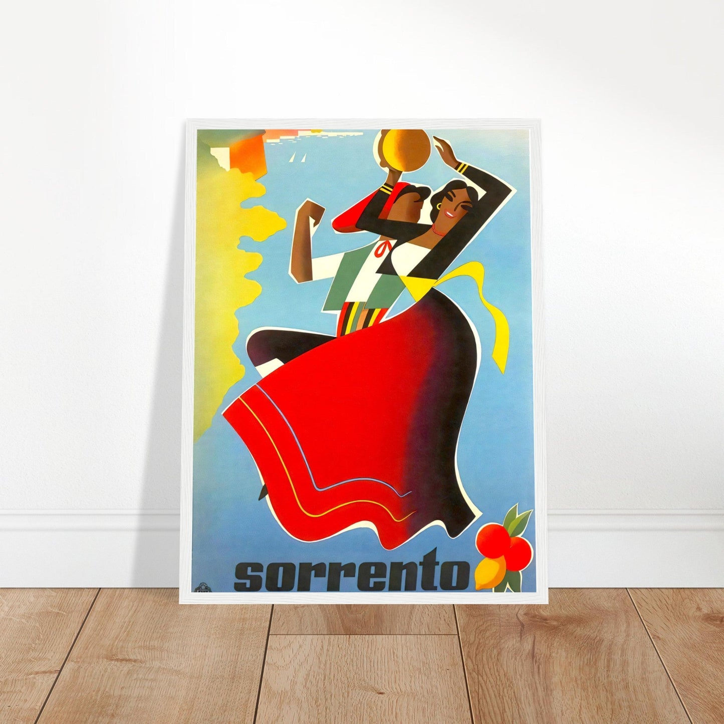 Sorrento Vintage Poster Reprint on Premium matte Paper - Posterify