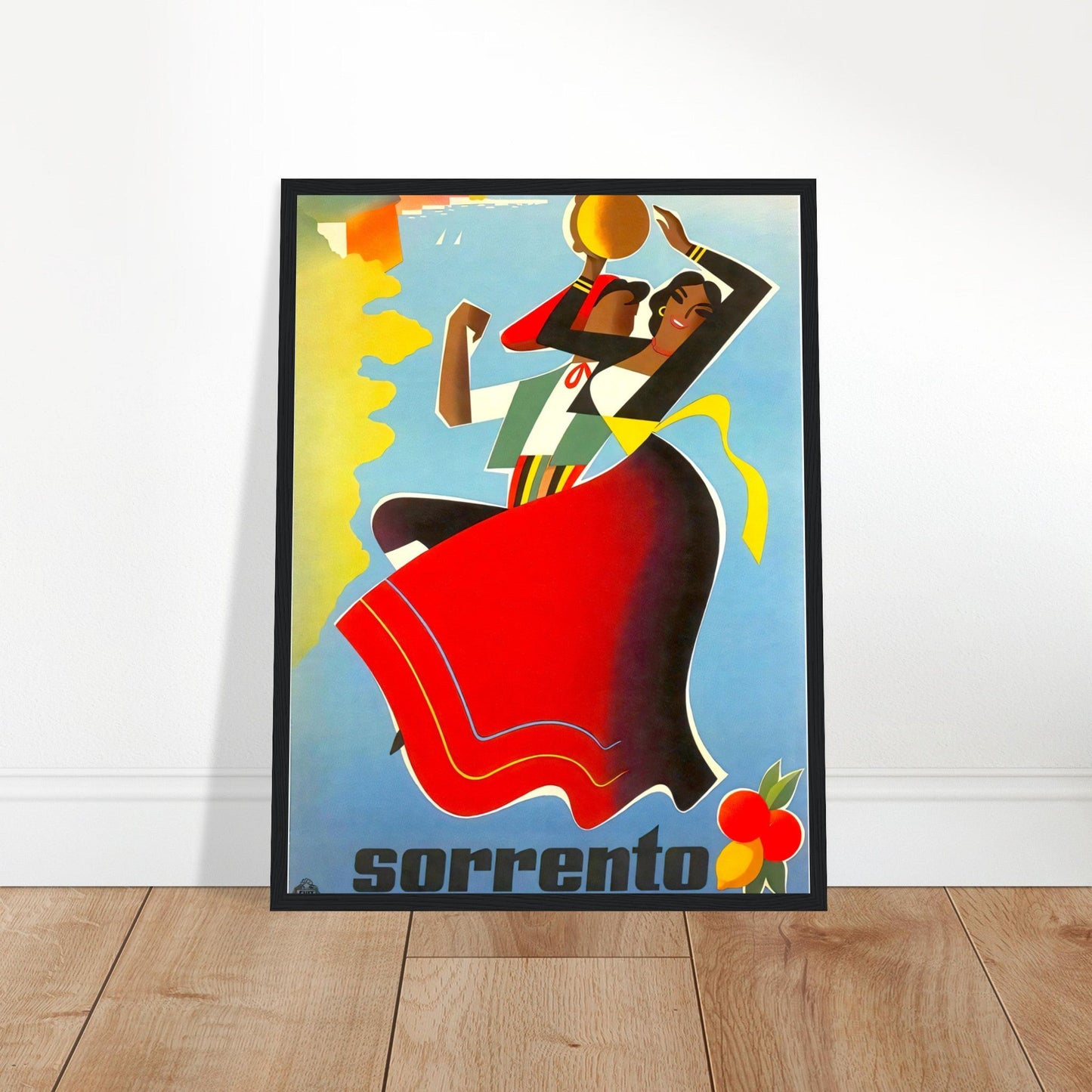 Sorrento Vintage Poster Reprint on Premium matte Paper - Posterify