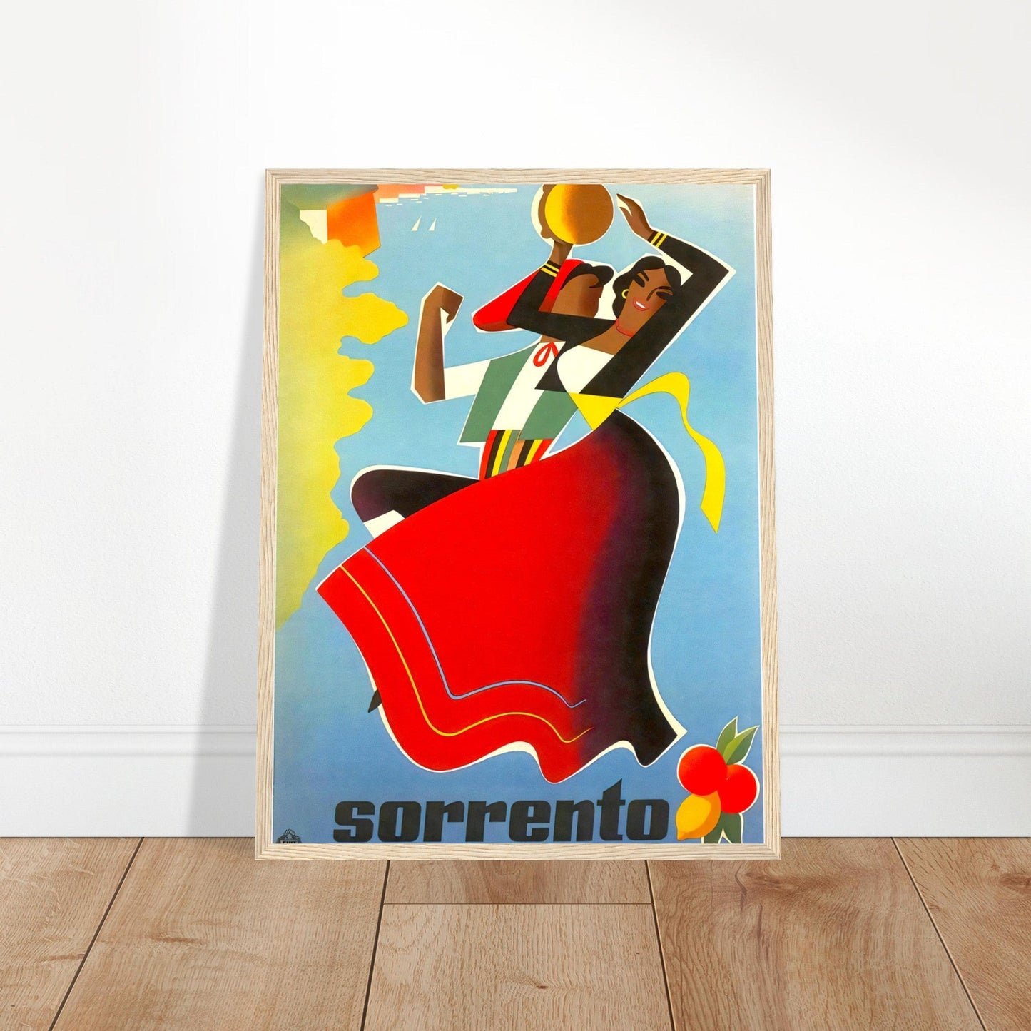 Sorrento Vintage Poster Reprint on Premium matte Paper - Posterify