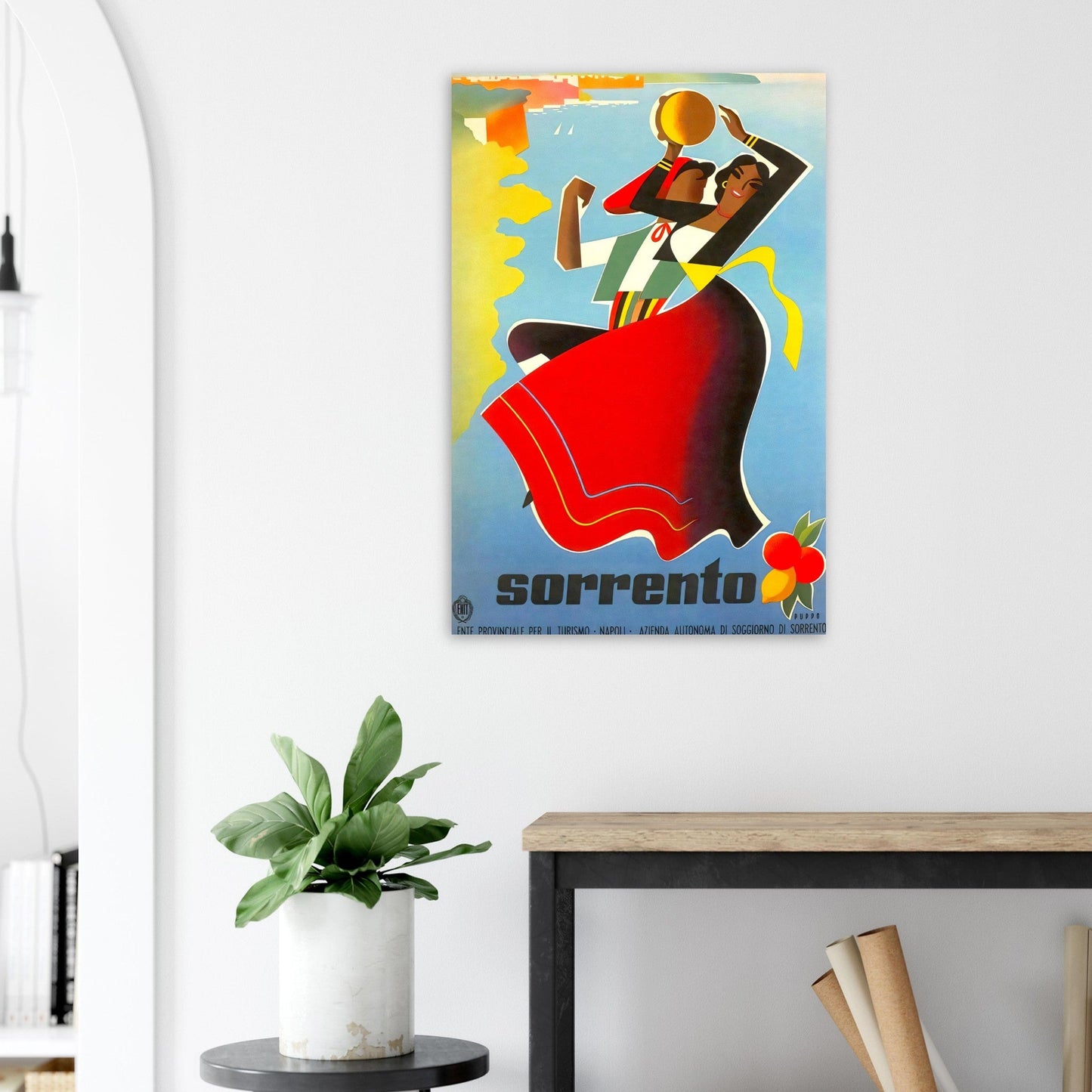 Sorrento Vintage Poster Reprint on Premium matte Paper - Posterify