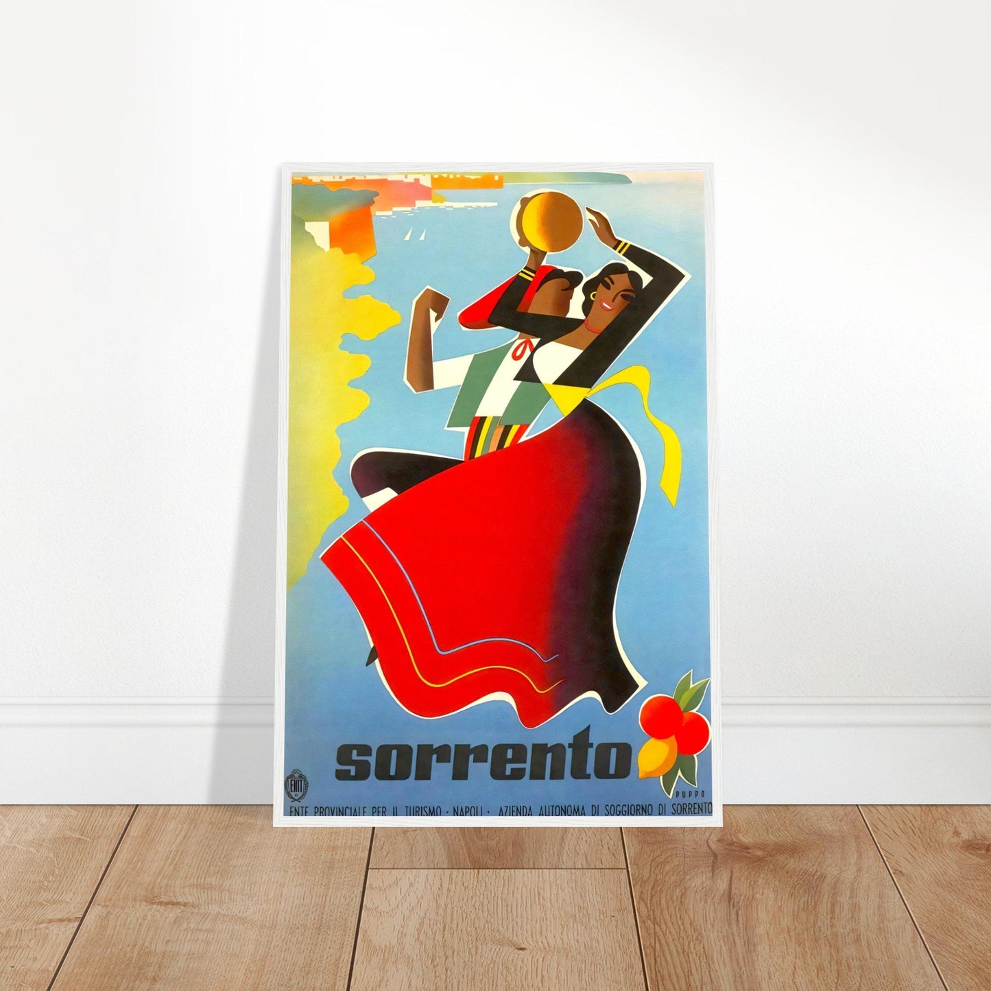 Sorrento Vintage Poster Reprint on Premium matte Paper - Posterify