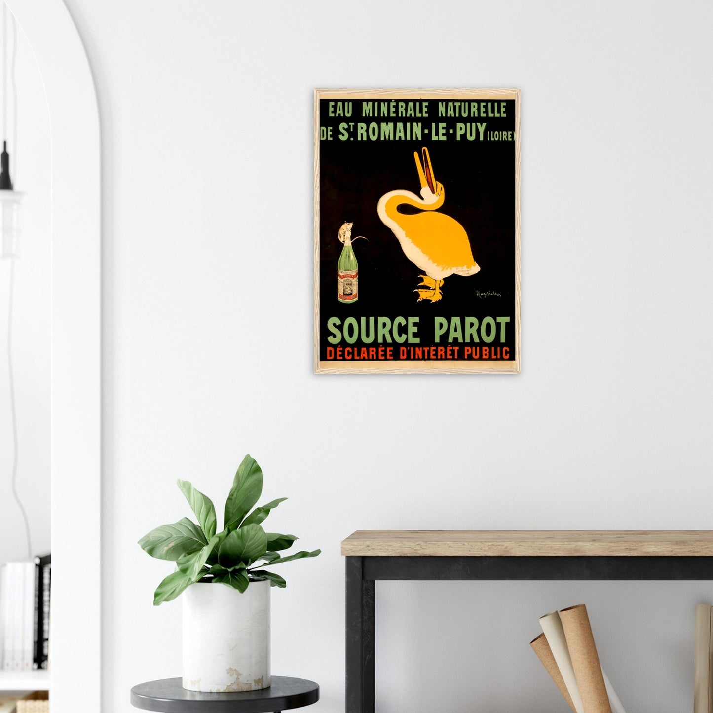 Source Parot Vintage poster reprint on Premium Matte Paper - Posterify