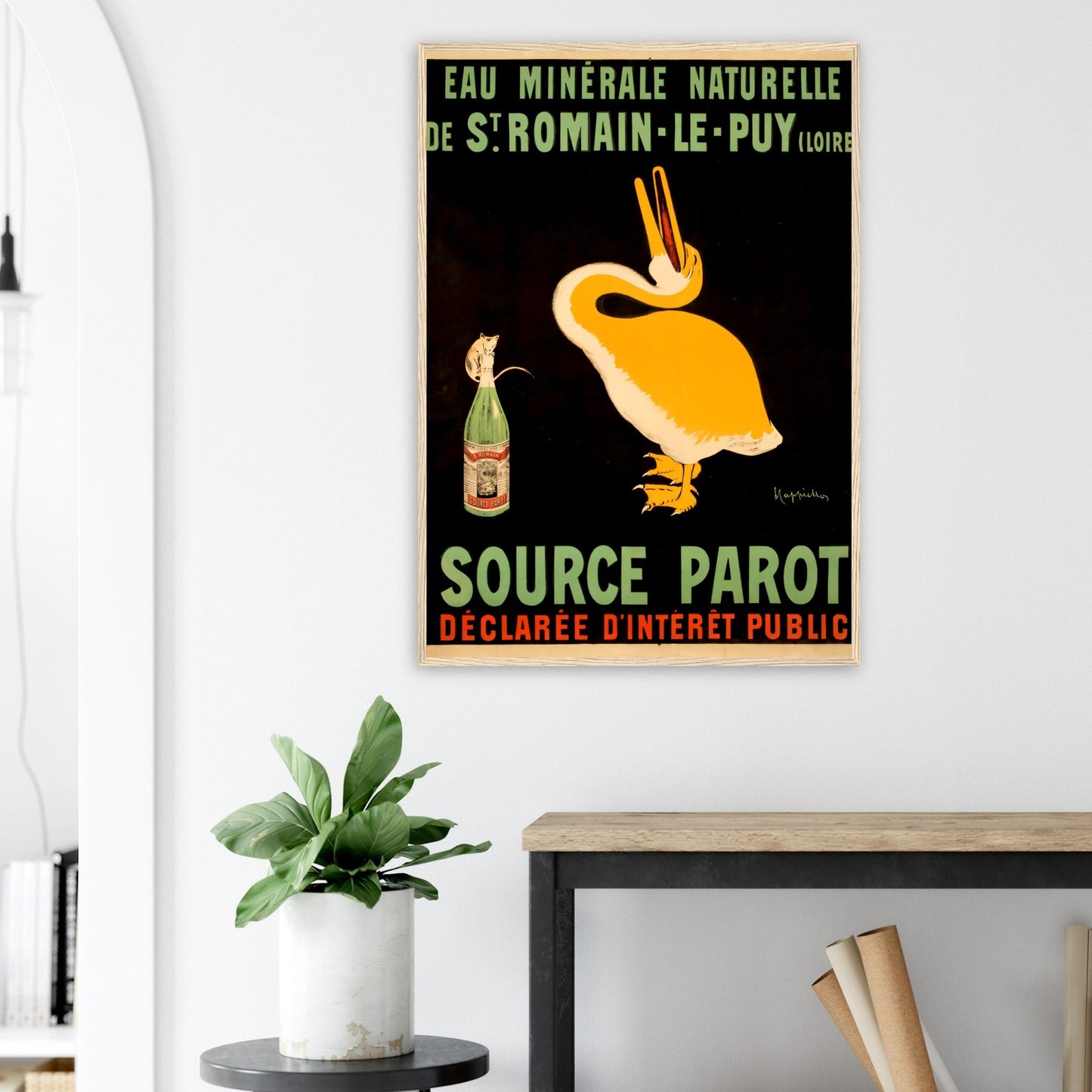 Source Parot Vintage poster reprint on Premium Matte Paper - Posterify