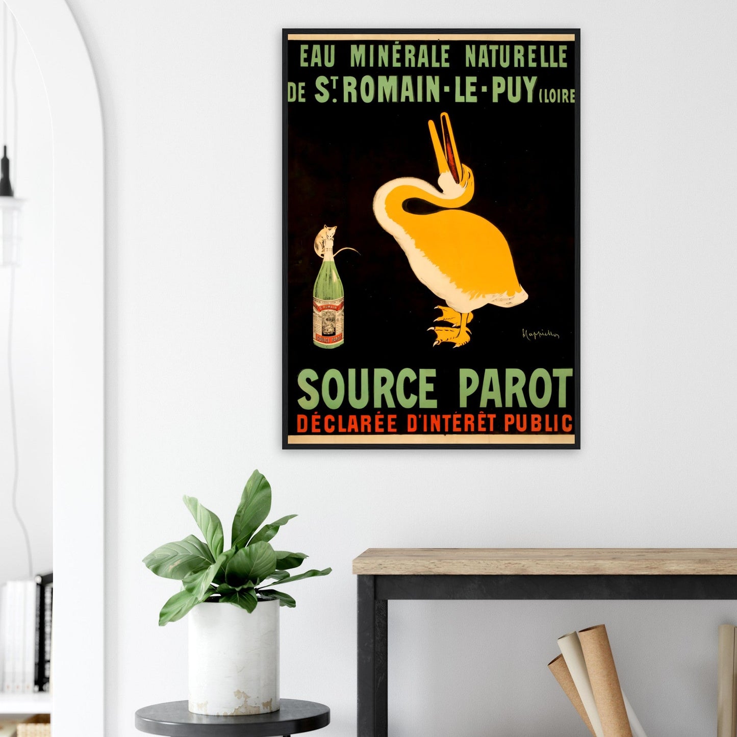 Source Parot Vintage poster reprint on Premium Matte Paper - Posterify