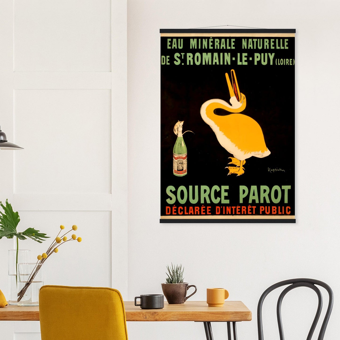 Source Parot Vintage poster reprint on Premium Matte Paper - Posterify