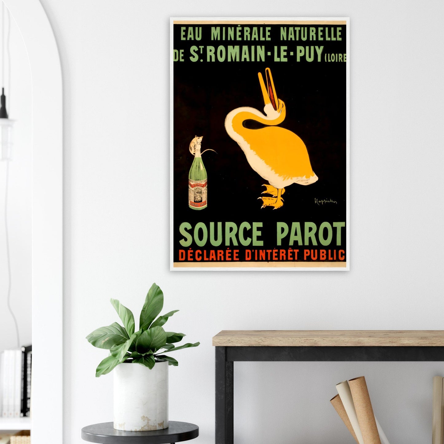 Source Parot Vintage poster reprint on Premium Matte Paper - Posterify