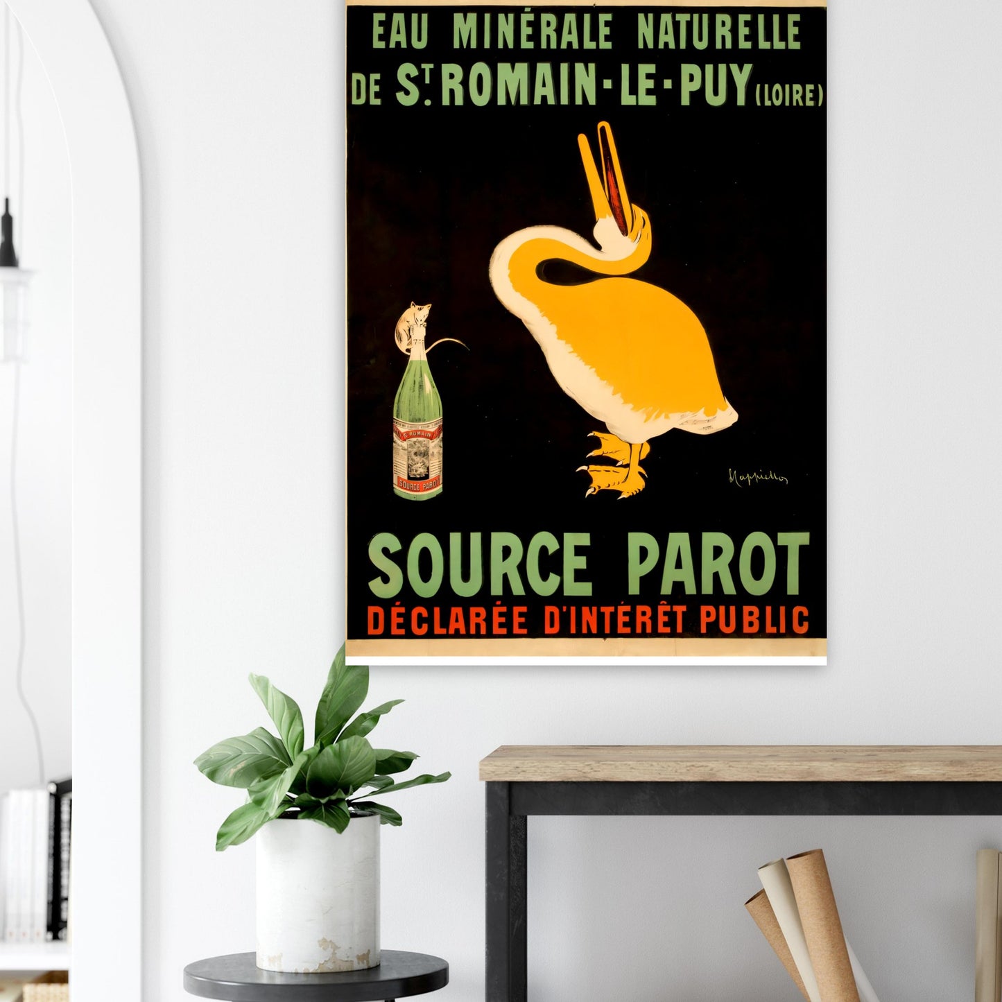 Source Parot Vintage poster reprint on Premium Matte Paper - Posterify