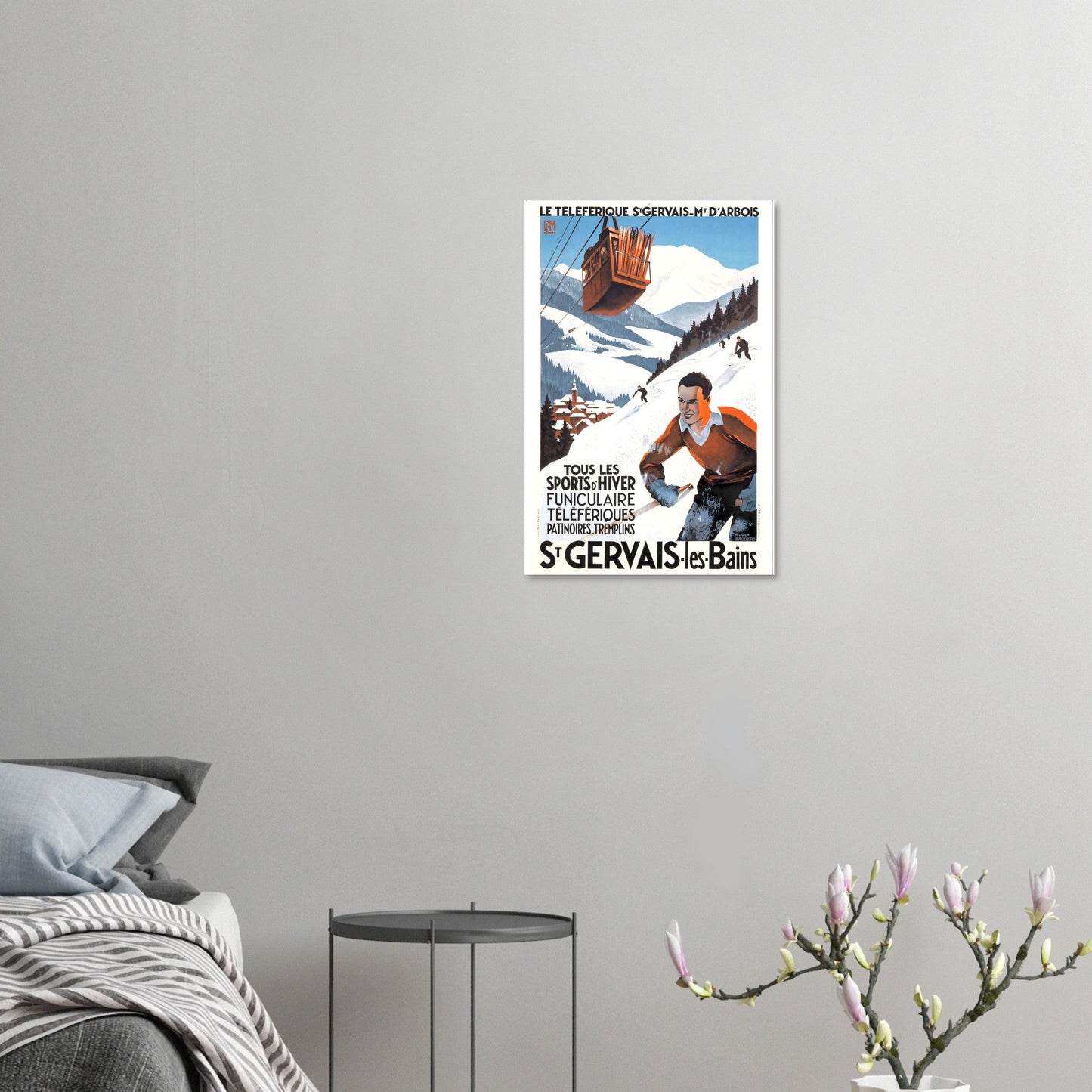 St Gervais Vintage Poster Reprint On Premium Matte Paper - Posterify