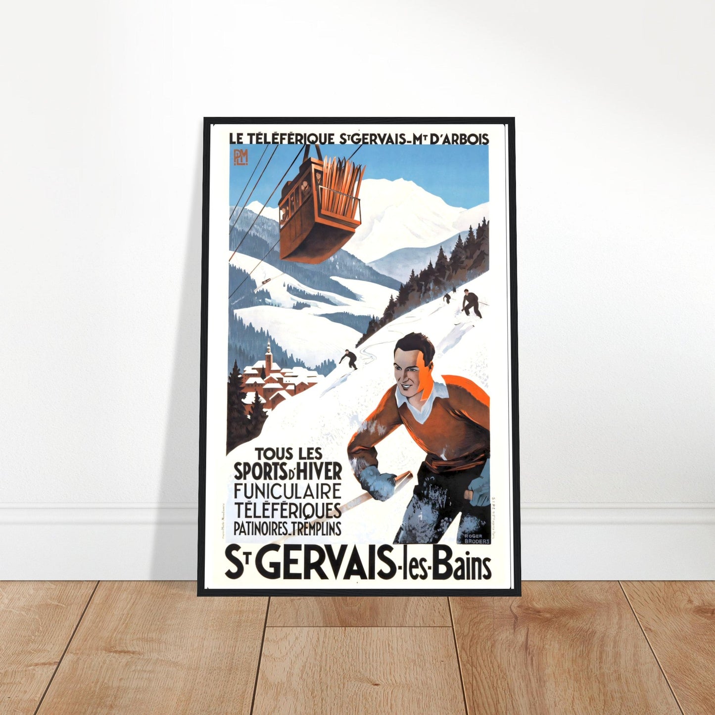 St Gervais Vintage Poster Reprint On Premium Matte Paper - Posterify