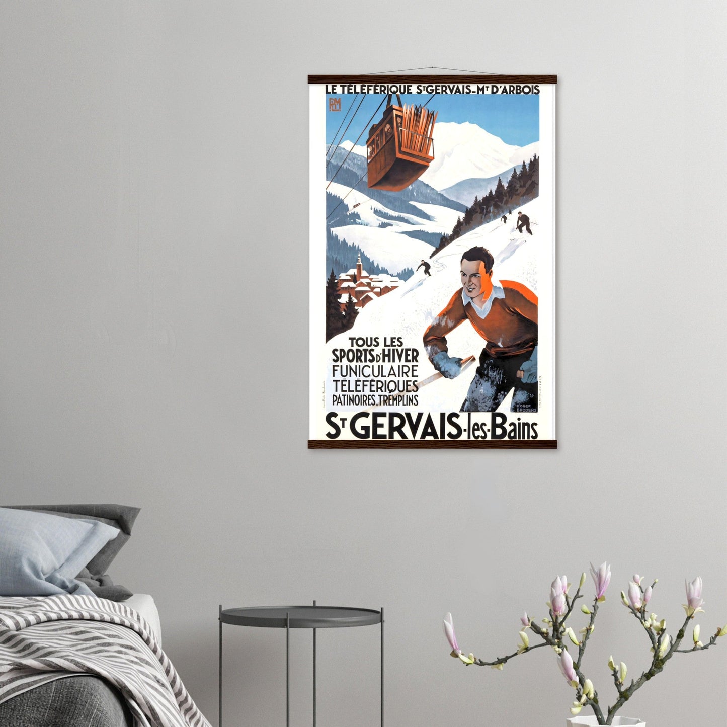 St Gervais Vintage Poster Reprint On Premium Matte Paper - Posterify