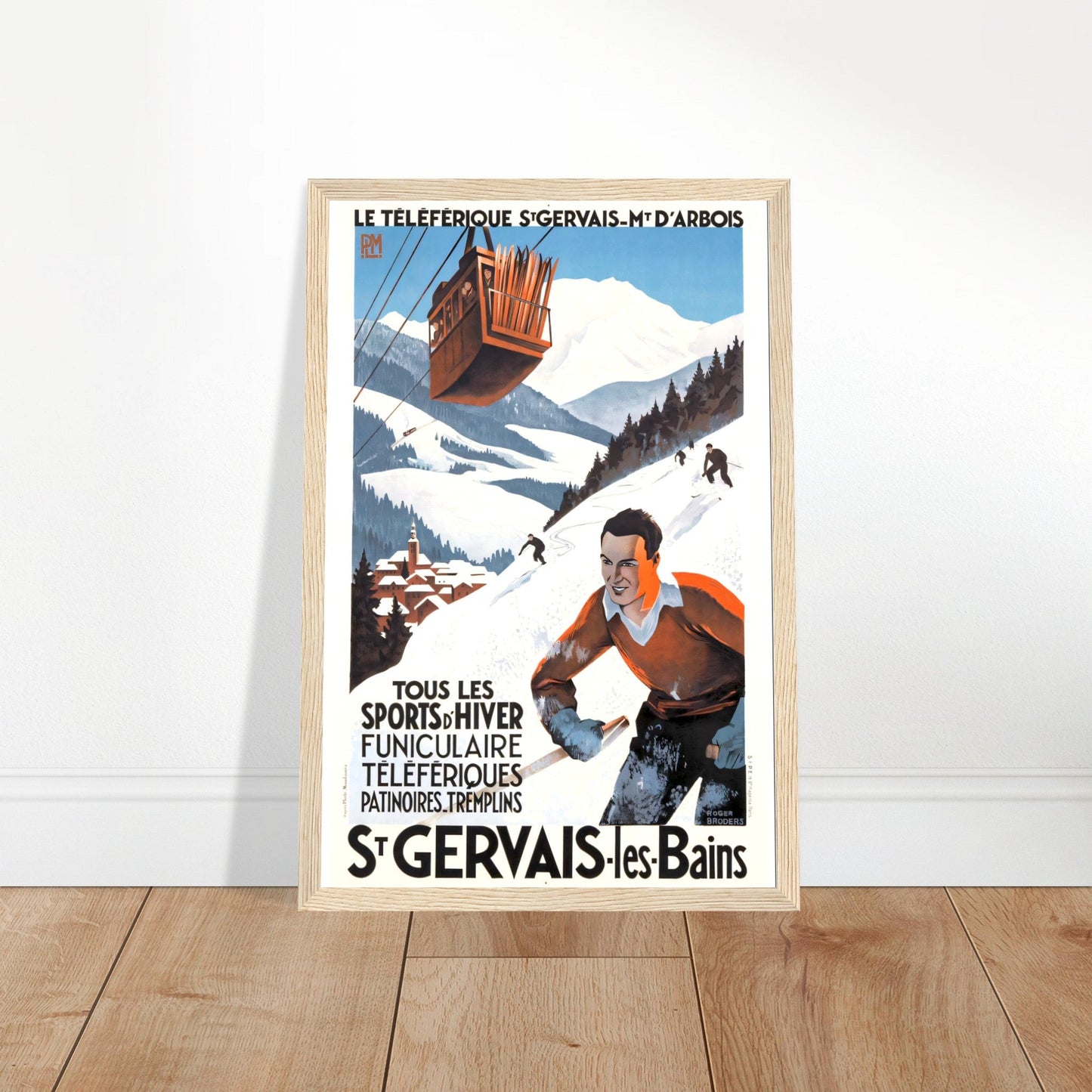 St Gervais Vintage Poster Reprint On Premium Matte Paper - Posterify