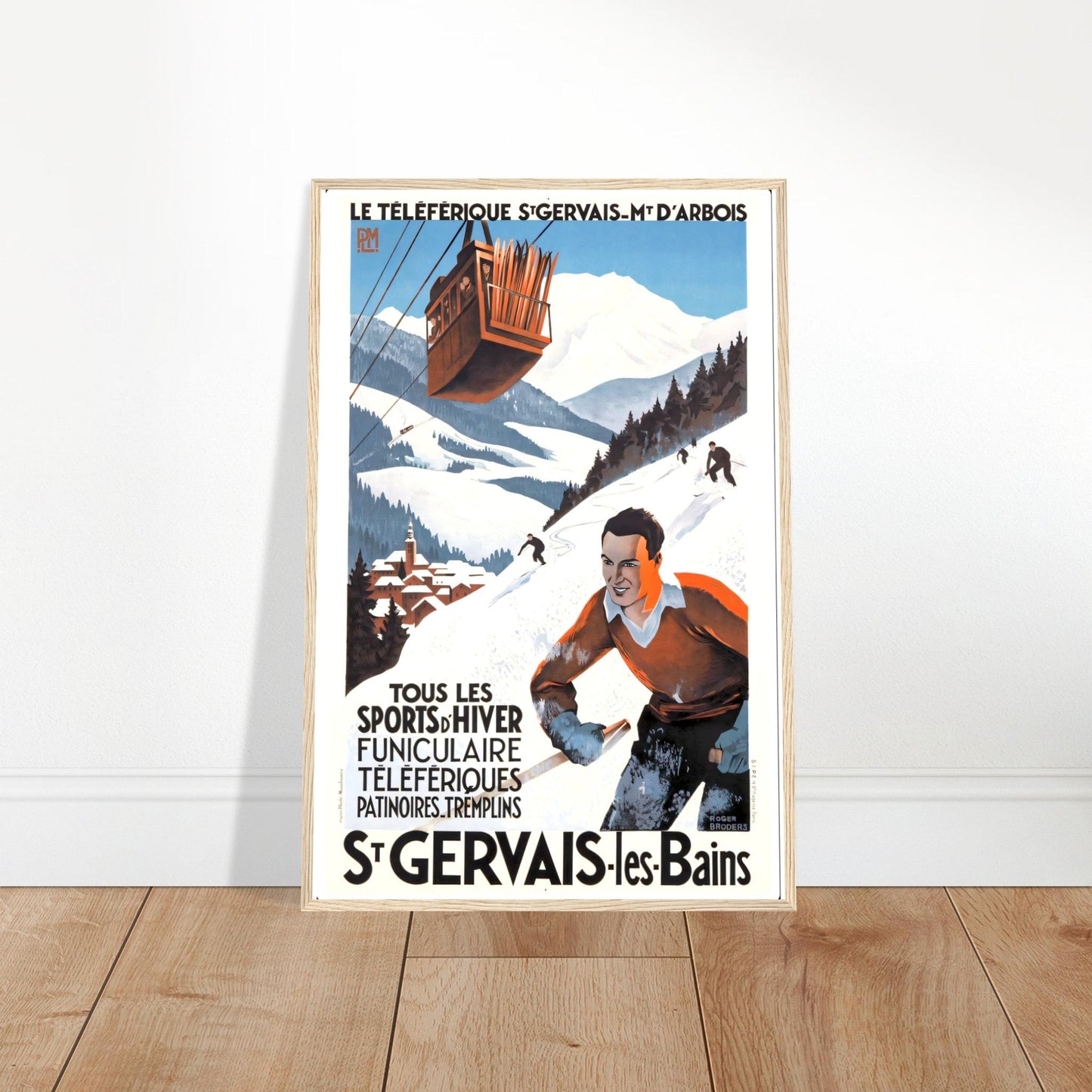 St Gervais Vintage Poster Reprint On Premium Matte Paper - Posterify