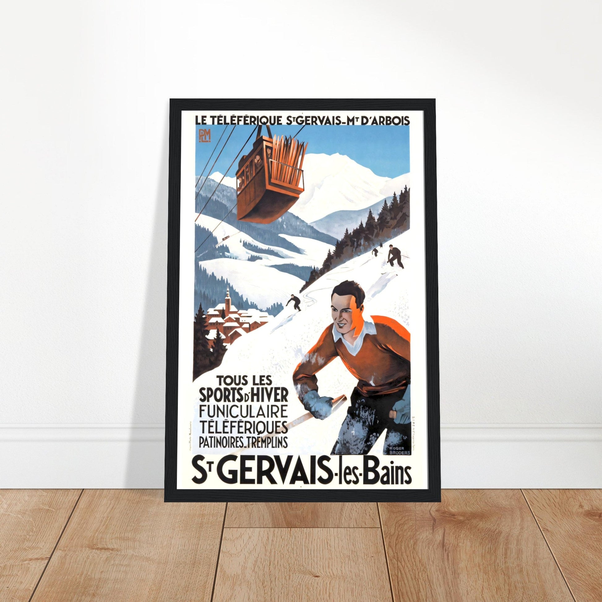 St Gervais Vintage Poster Reprint On Premium Matte Paper - Posterify