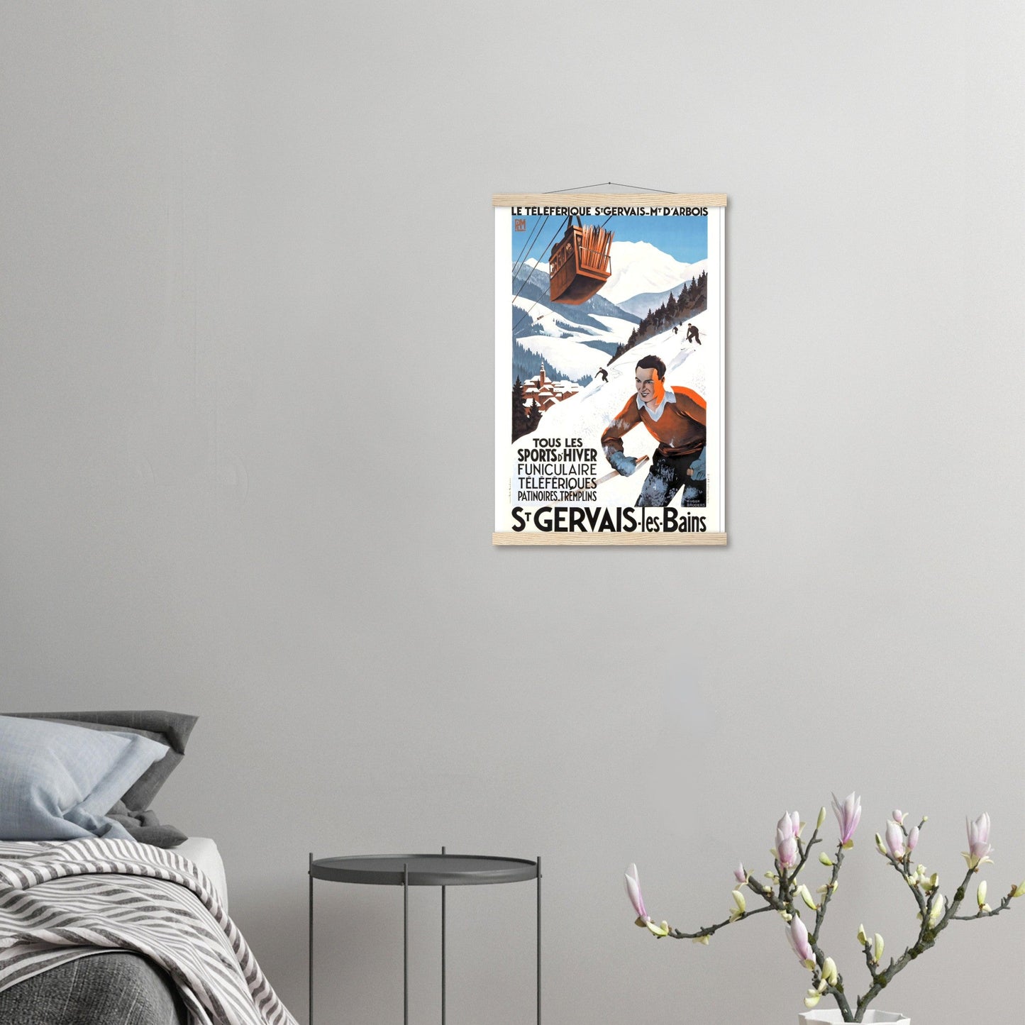 St Gervais Vintage Poster Reprint On Premium Matte Paper - Posterify