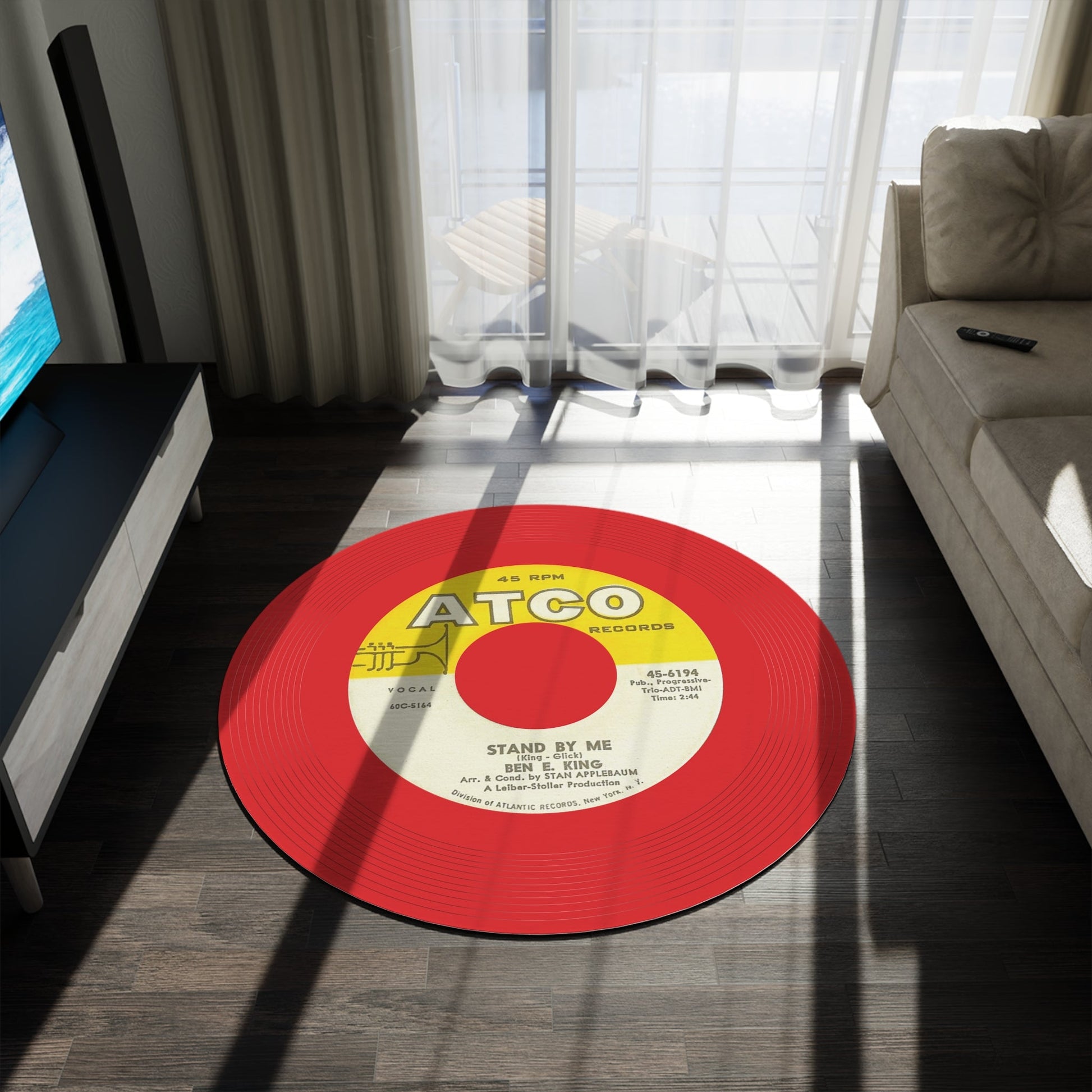 Stand By Me, Ben E King, Vinyl Record Single Mat (Customize a mat on request) - Posterify