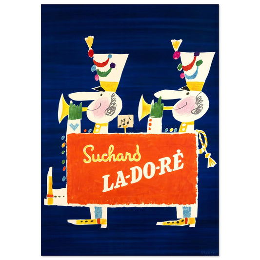 Suchard La - Do - Ré Vintage Premium Matte Paper Poster - Posterify
