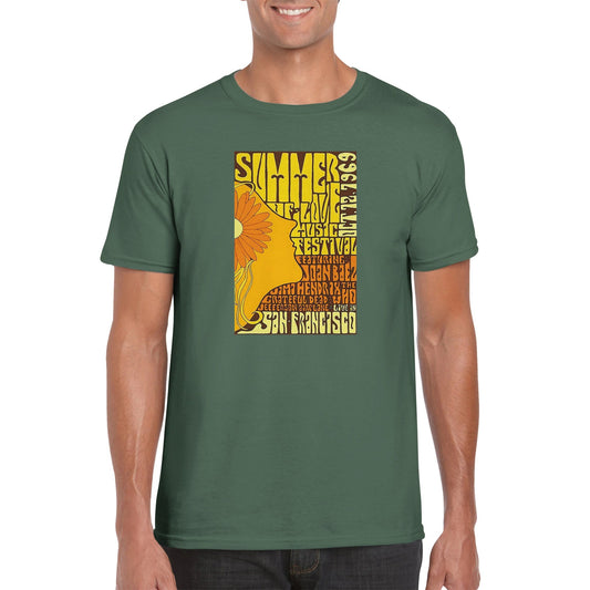 Summer of Love 1969 Classic Unisex Crewneck T - shirt - Posterify