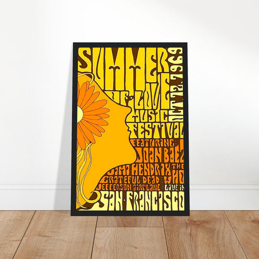 Summer of Love Poster Reprint on Premium Matte Paper - Posterify