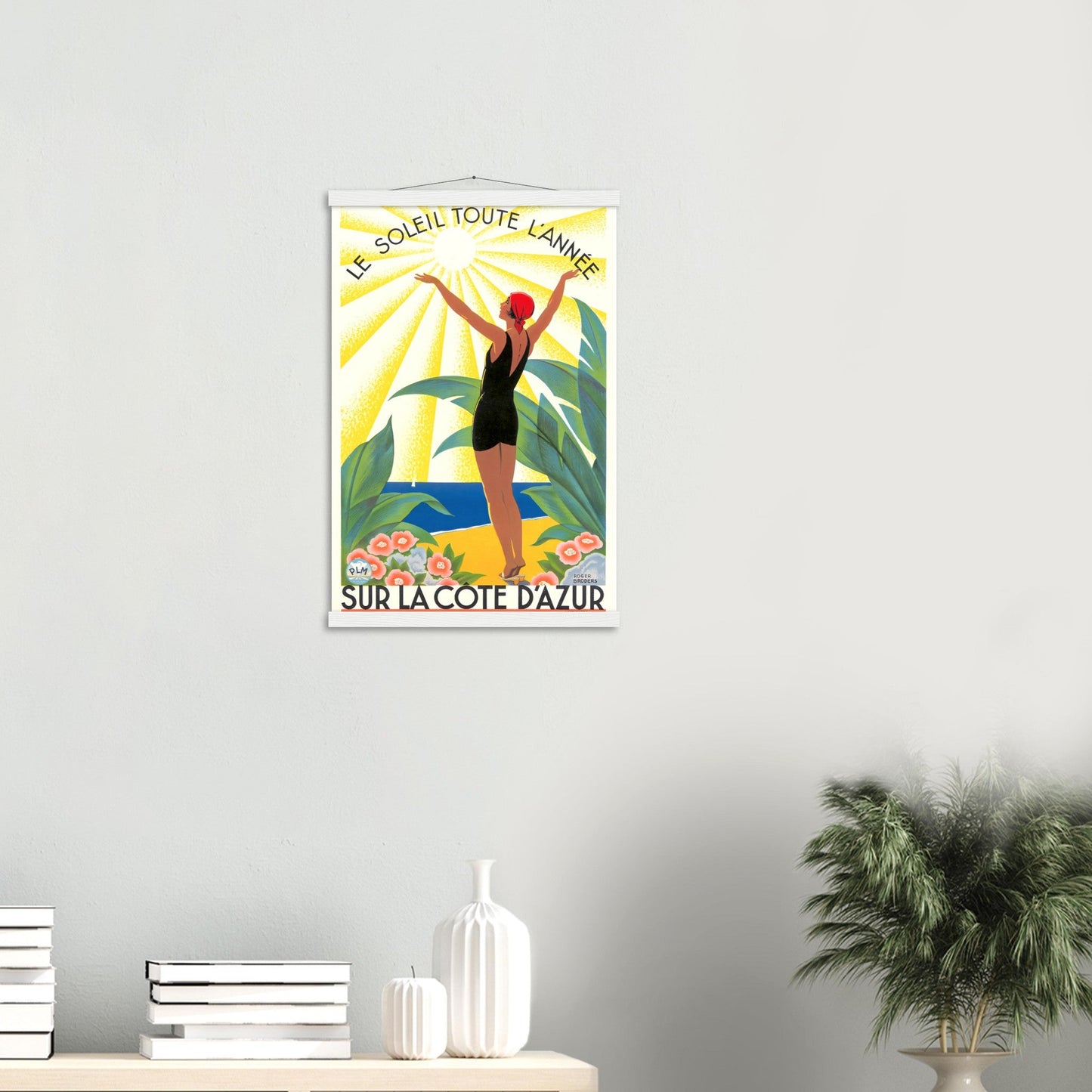 Sur La Côte d'Azur Vintage Poster Reprint on Premium Matte Paper - Posterify