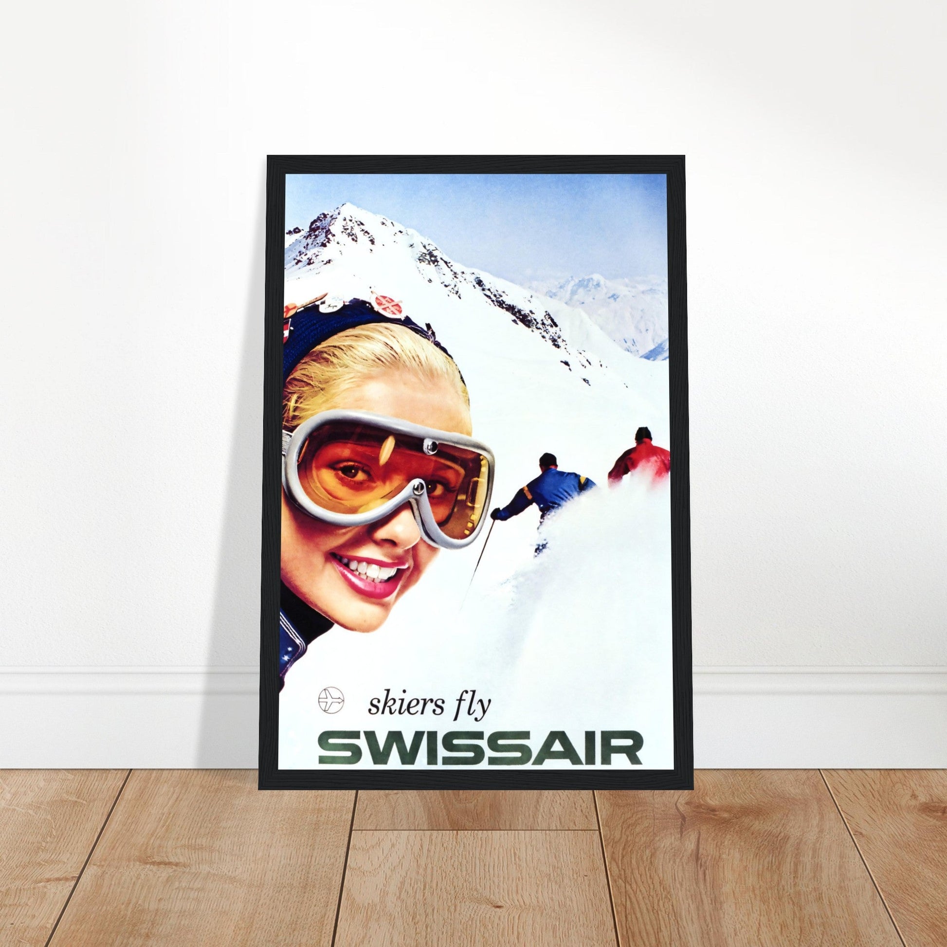 Swiss Air Vintage Reprint Poster Wall art - Posterify