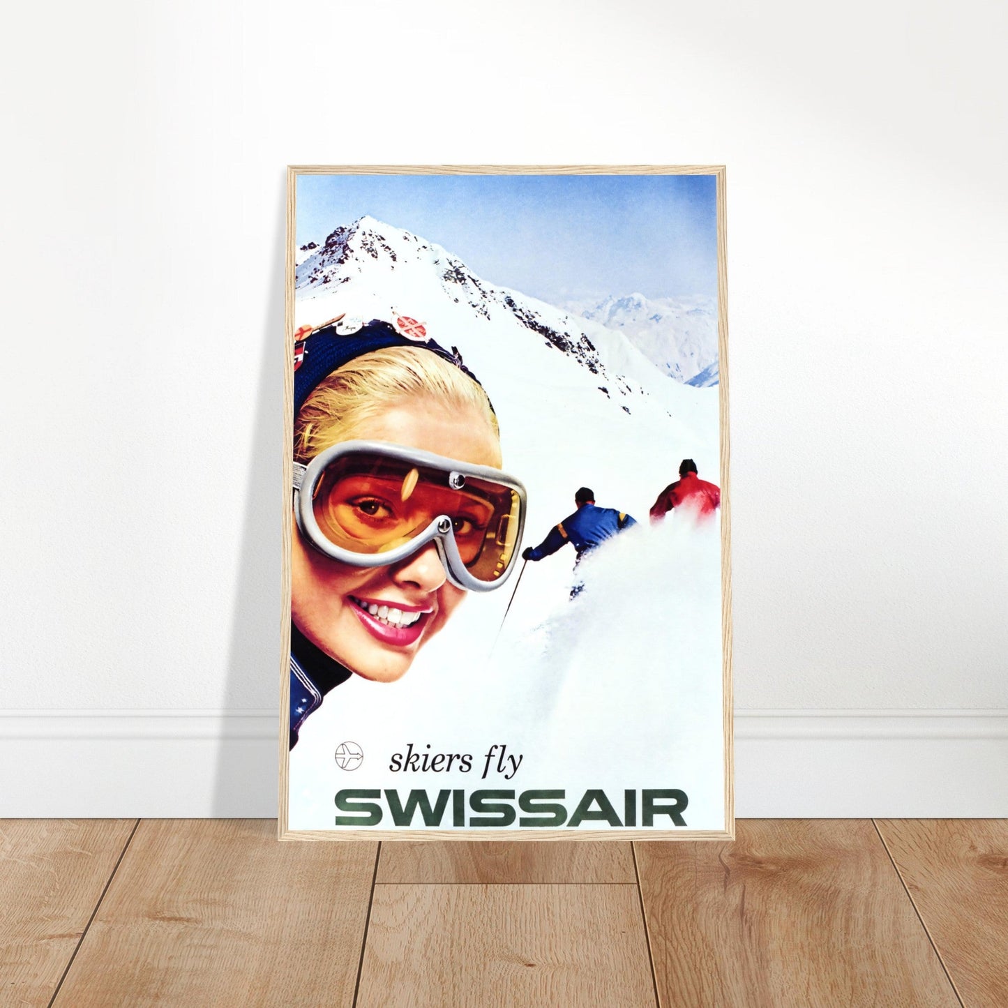 Swiss Air Vintage Reprint Poster Wall art - Posterify