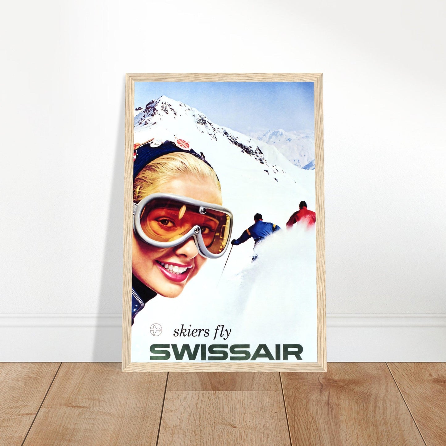 Swiss Air Vintage Reprint Poster Wall art - Posterify