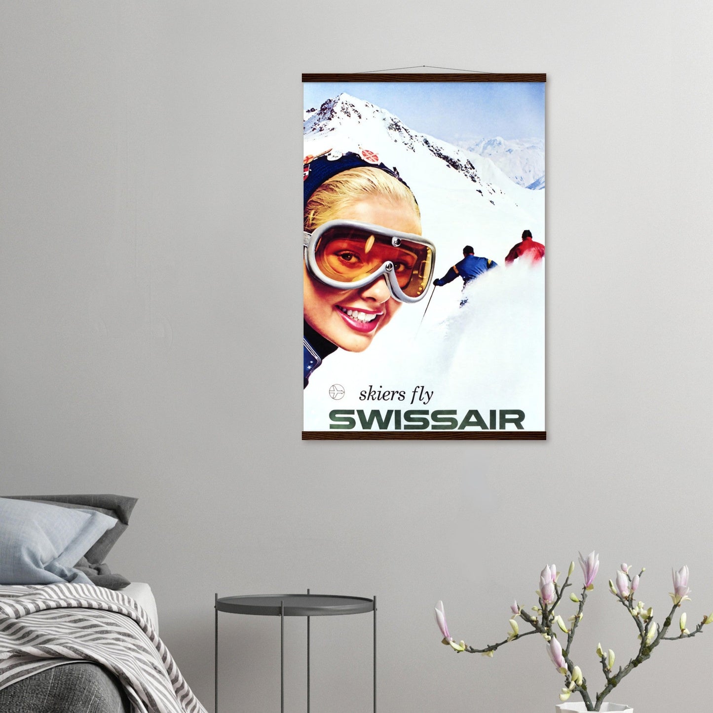 Swiss Air Vintage Reprint Poster Wall art - Posterify