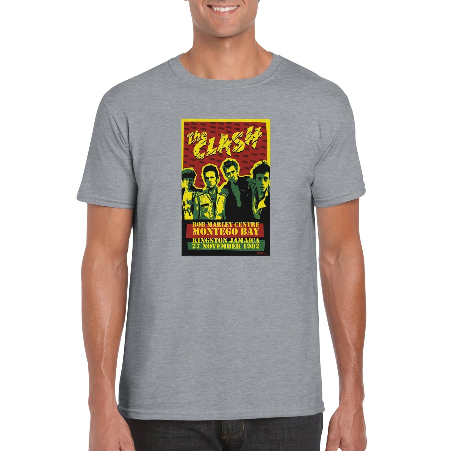 The Clash Classic Unisex Crewneck T - shirt - Posterify